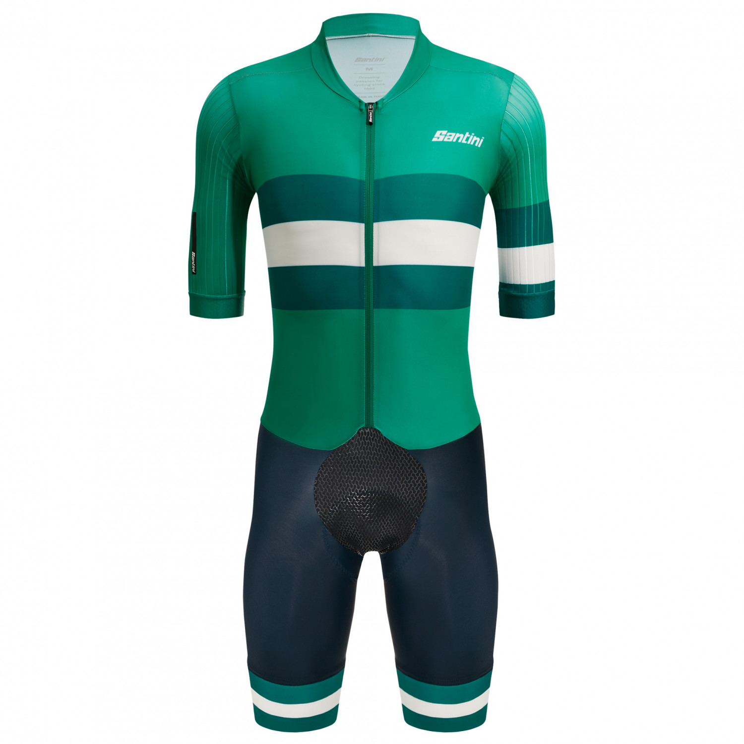 Sikma Herren-Skinsuit, Langärmelig, Atmungsaktives Mesh, Triathlon
