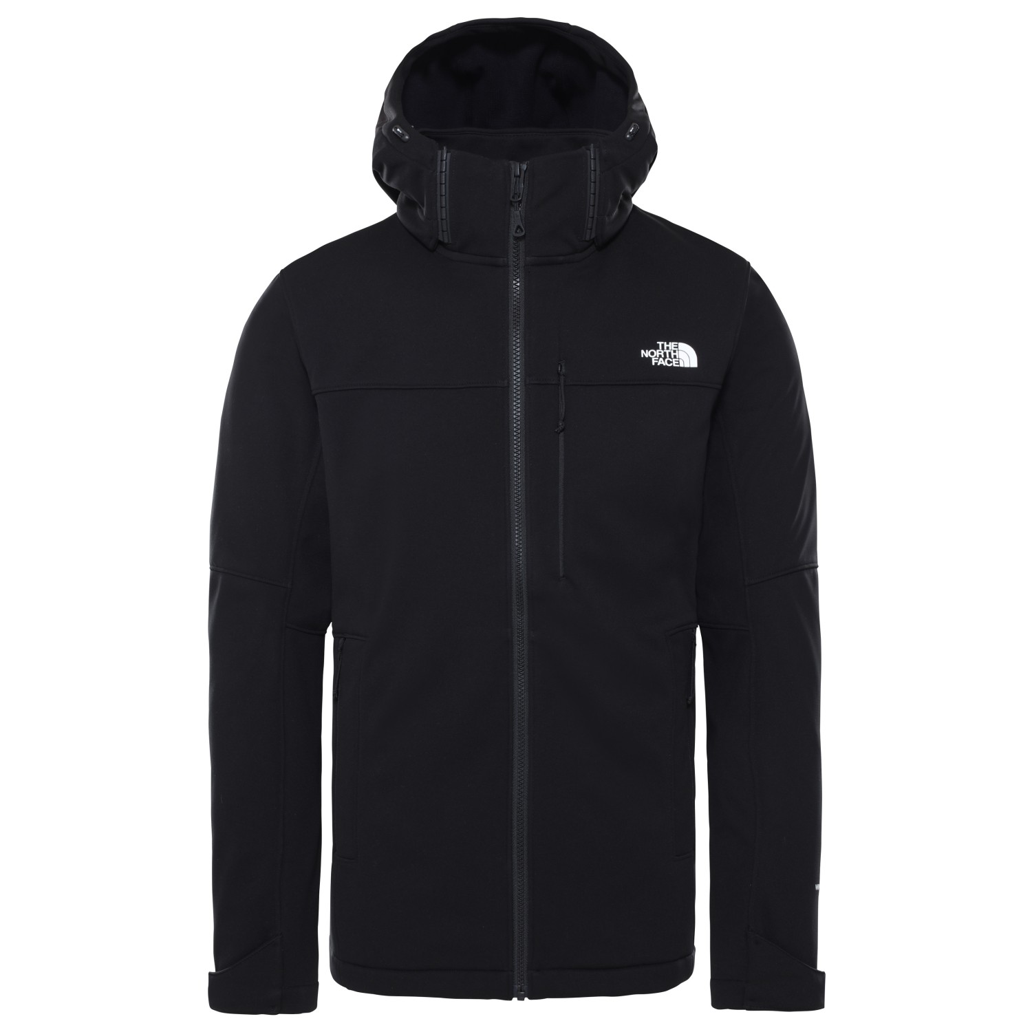 north face black shell jacket
