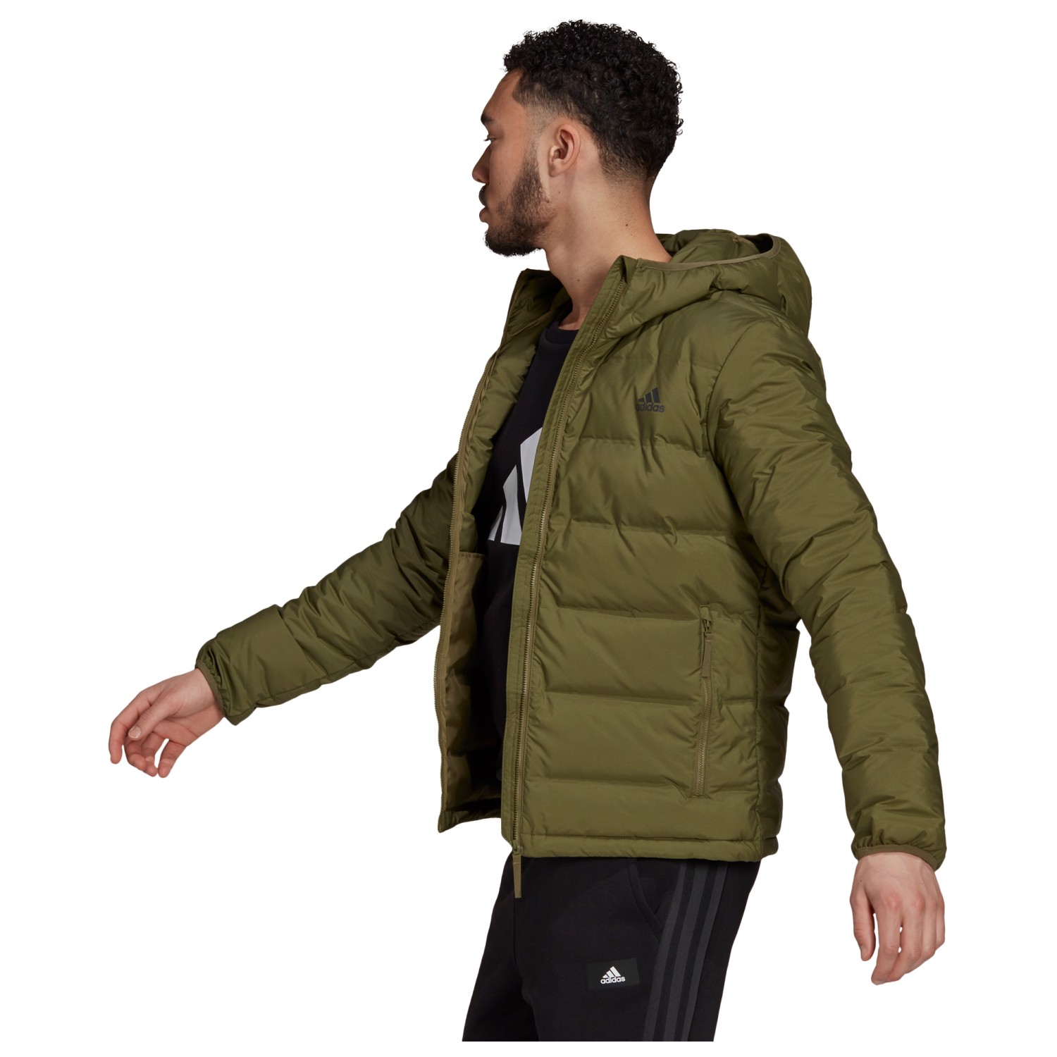 Adidas Helionic Hooded Jacket - Chaqueta de plumas Hombre | Comprar online  | Bergfreunde.es
