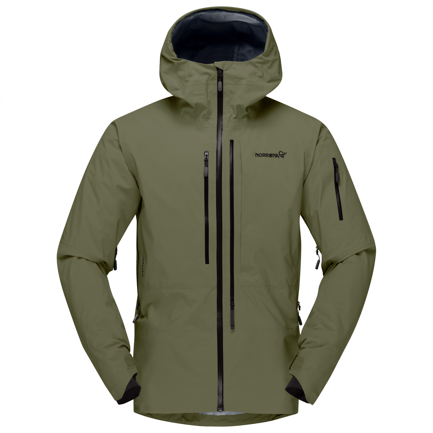 Norrona Lofoten Gore-Tex Pro Jacket Ski Jacket (L, Olive)