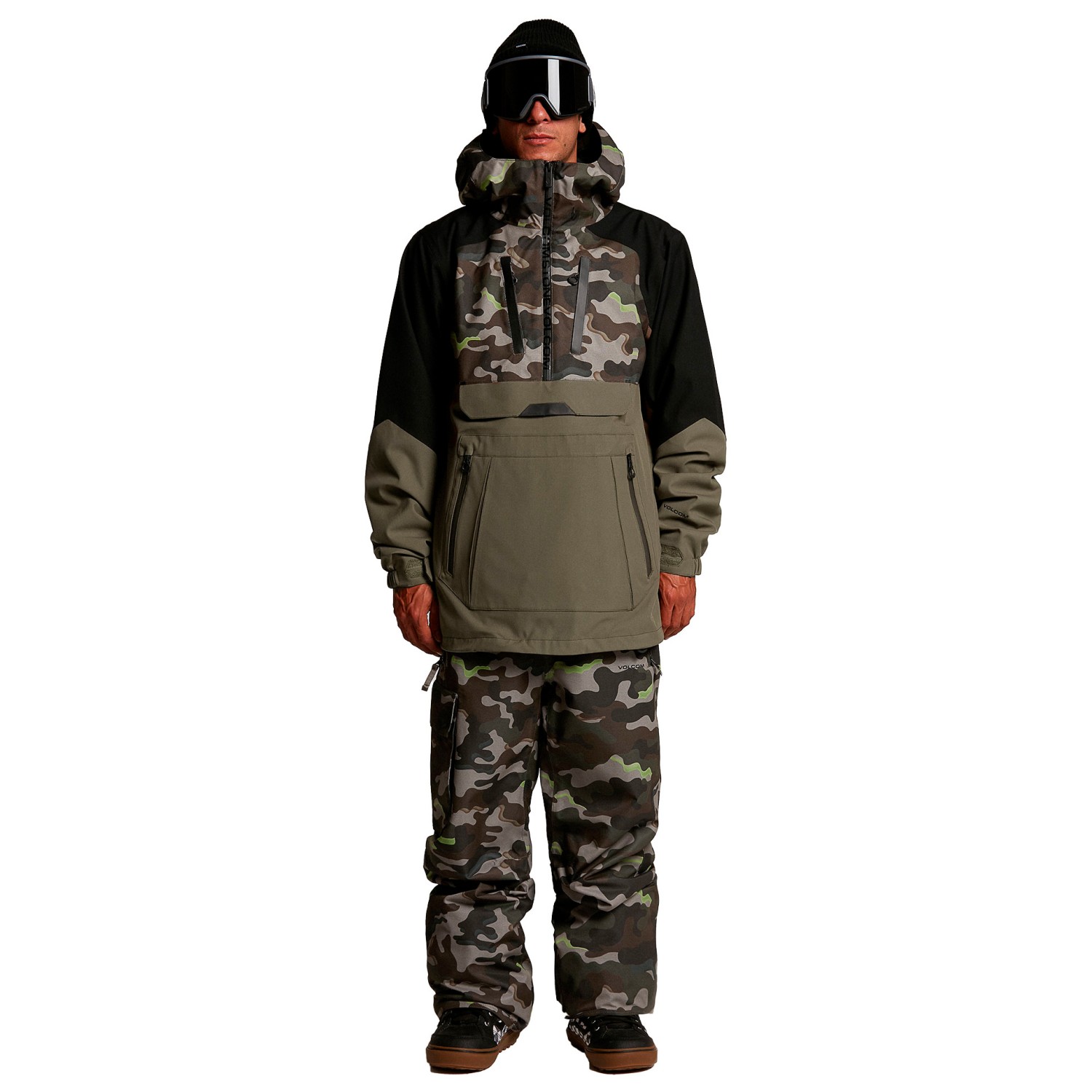 volcom brighton pullover snow jacket