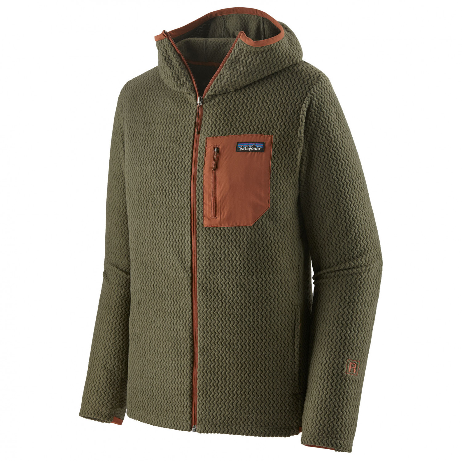 Patagonia R1 Air Full-Zip Hoody - Basin Green