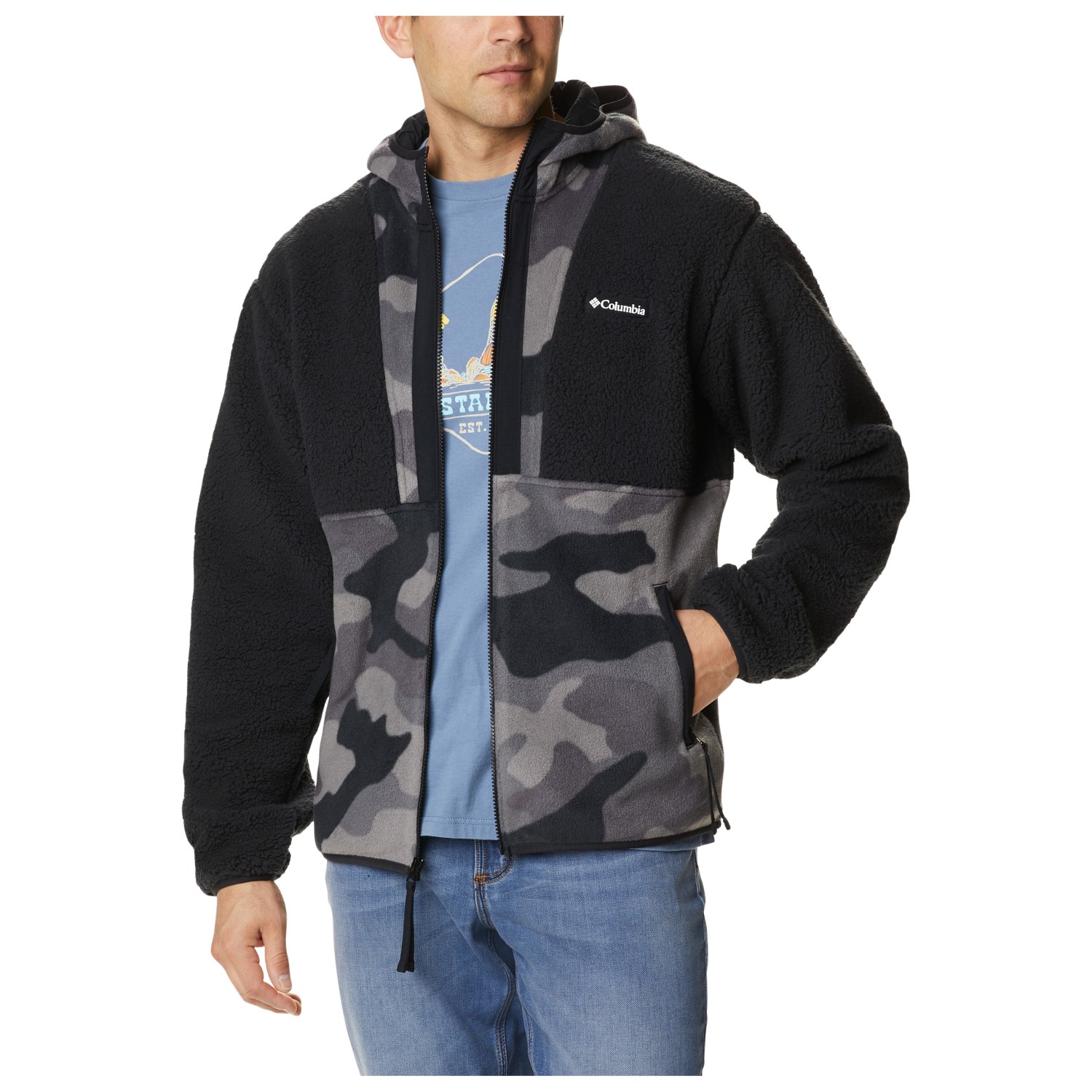 columbia mens jacket fleece