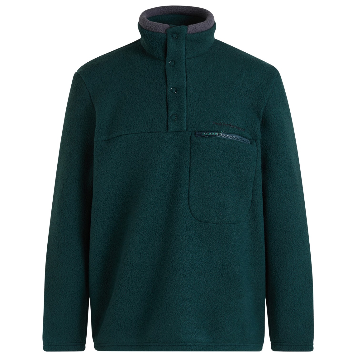 Peak Performance Fleece Snap T Neck - Fleece Jumper Men