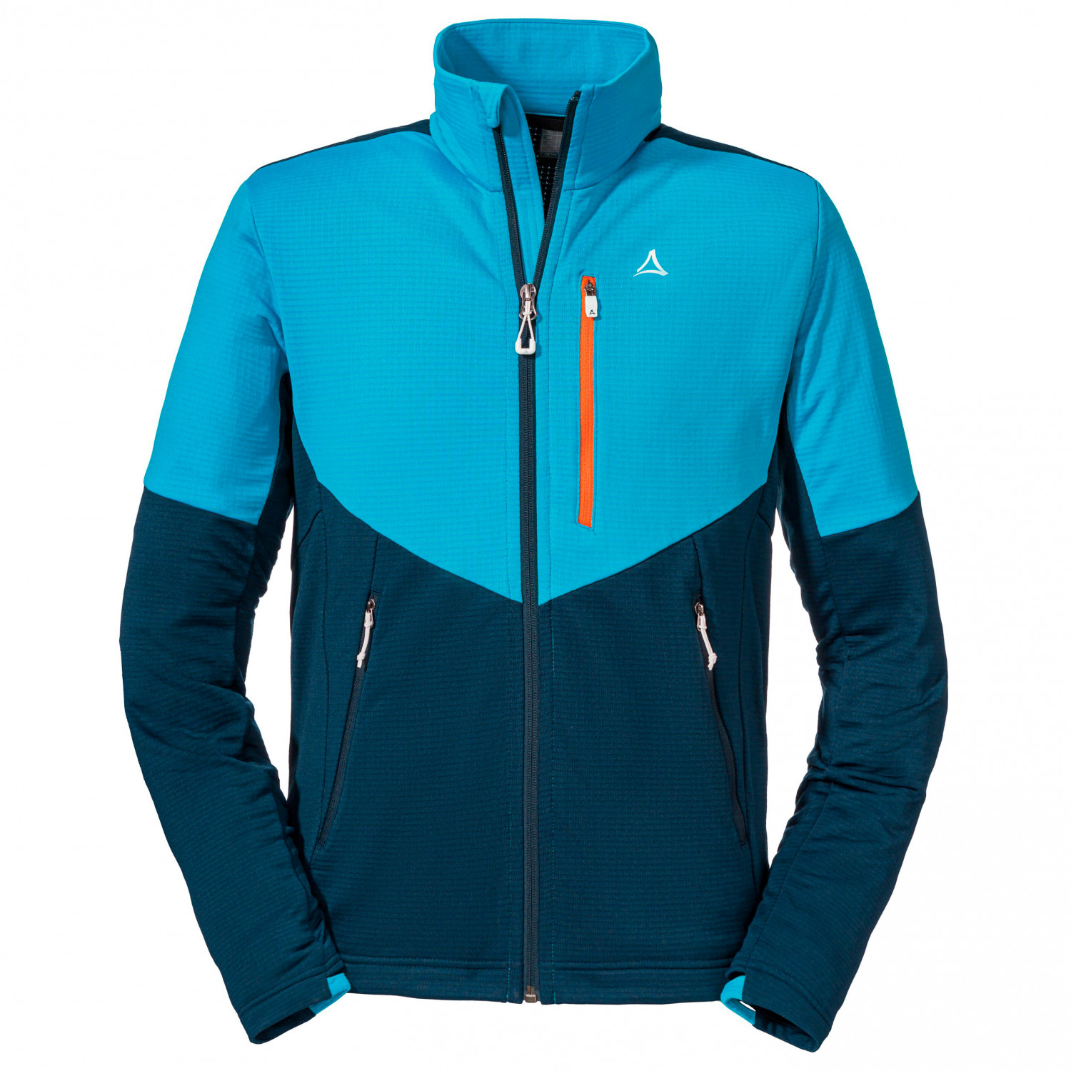 Schöffel Fleece Jacket Stavanger M, stijlvol fleecejack met borduurlogo's, ademend, sneldrogend outdoorjack voor heren