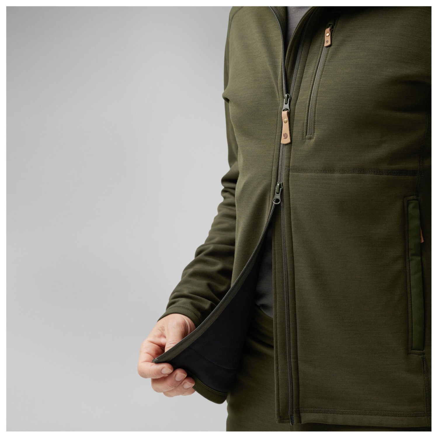 Veste Polaire à Capuche Fjällräven Keb Fleece Homme - Deep Forest - Qualité, Confort, Style Outdoor