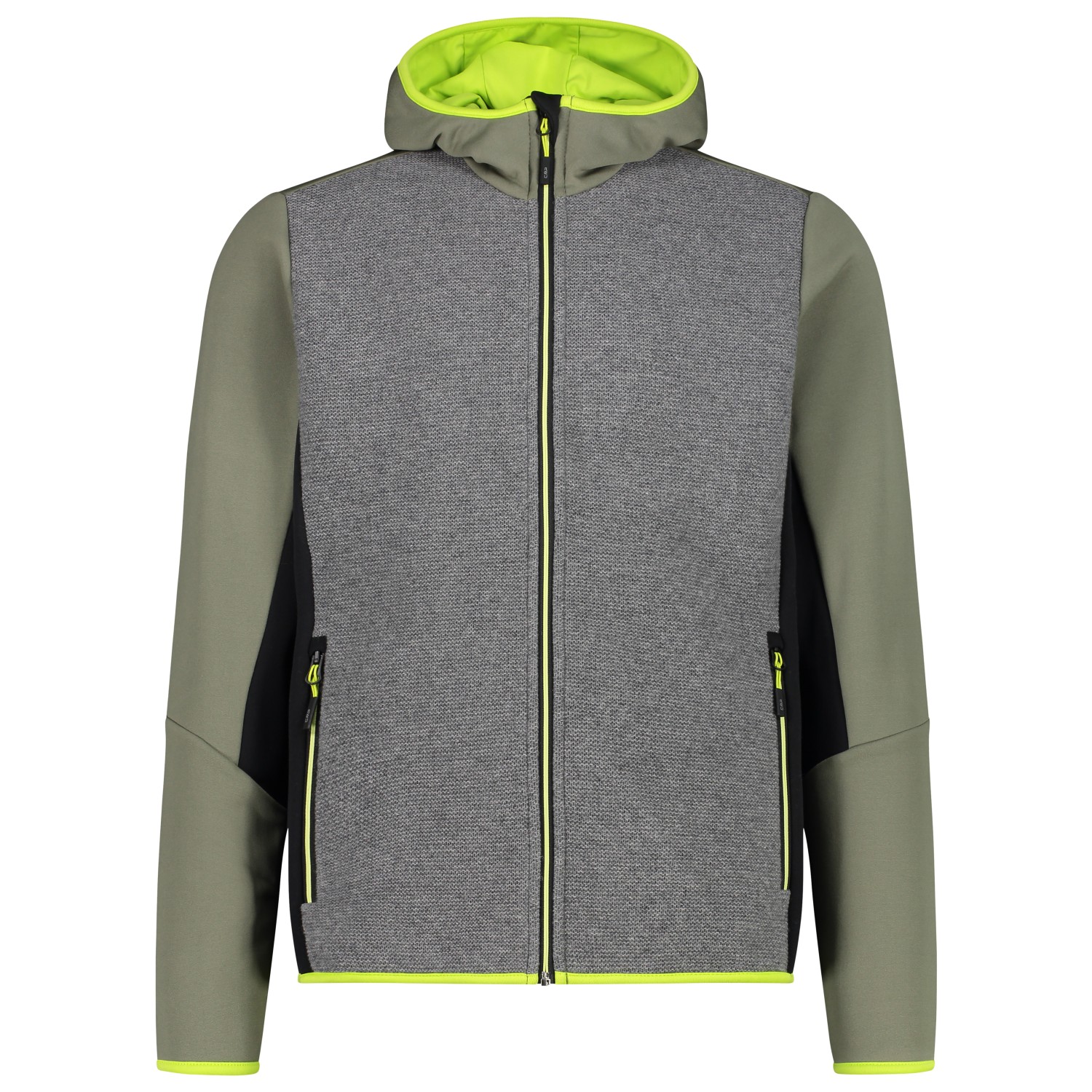 Giacca CMP Bonded Jersey Per Bambine/ragazze - Tecnologia Knit-tech, Calda, Elastica, Strato Intermedio O Giacca Leggera