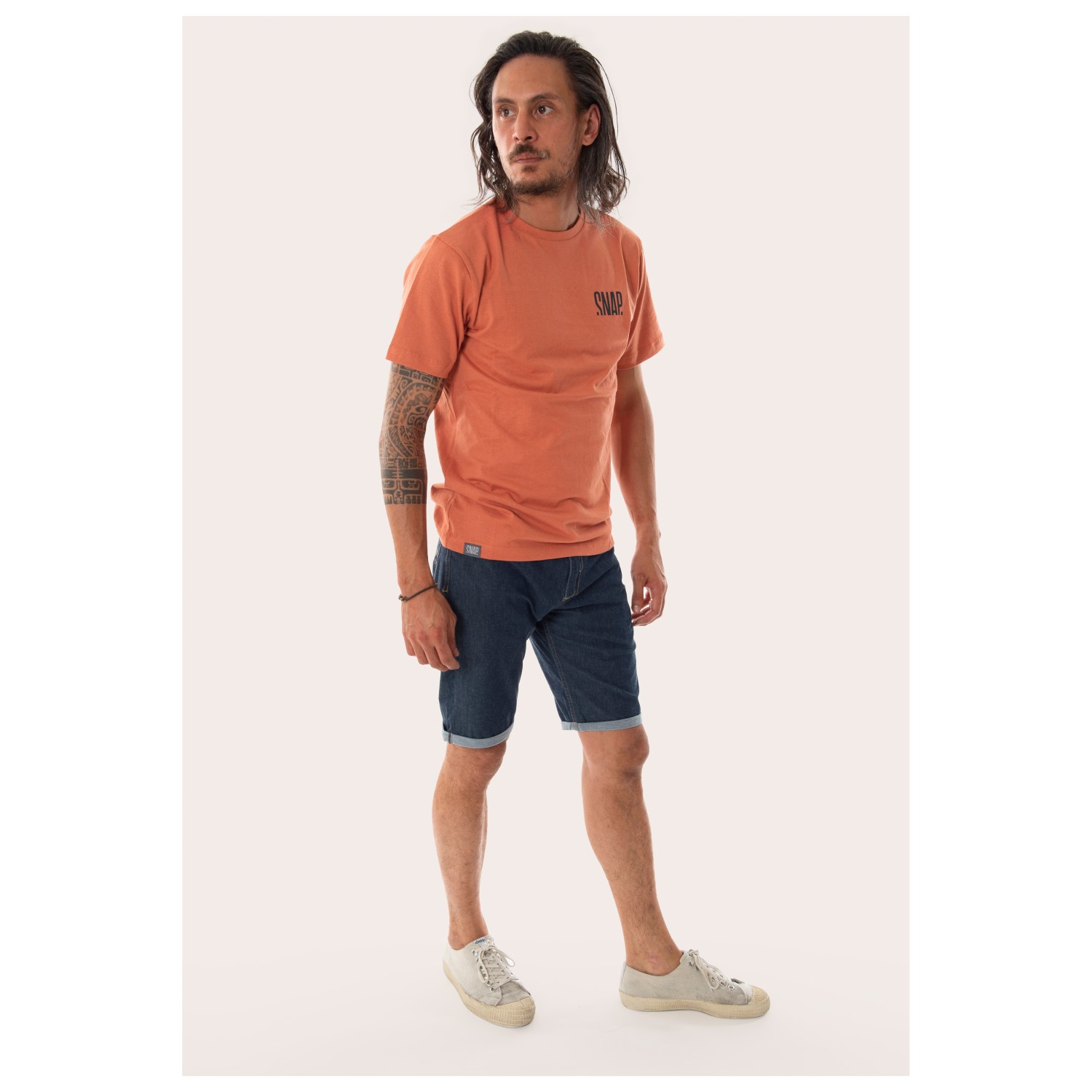 Snap Slim Jean Shorts - Climbing 