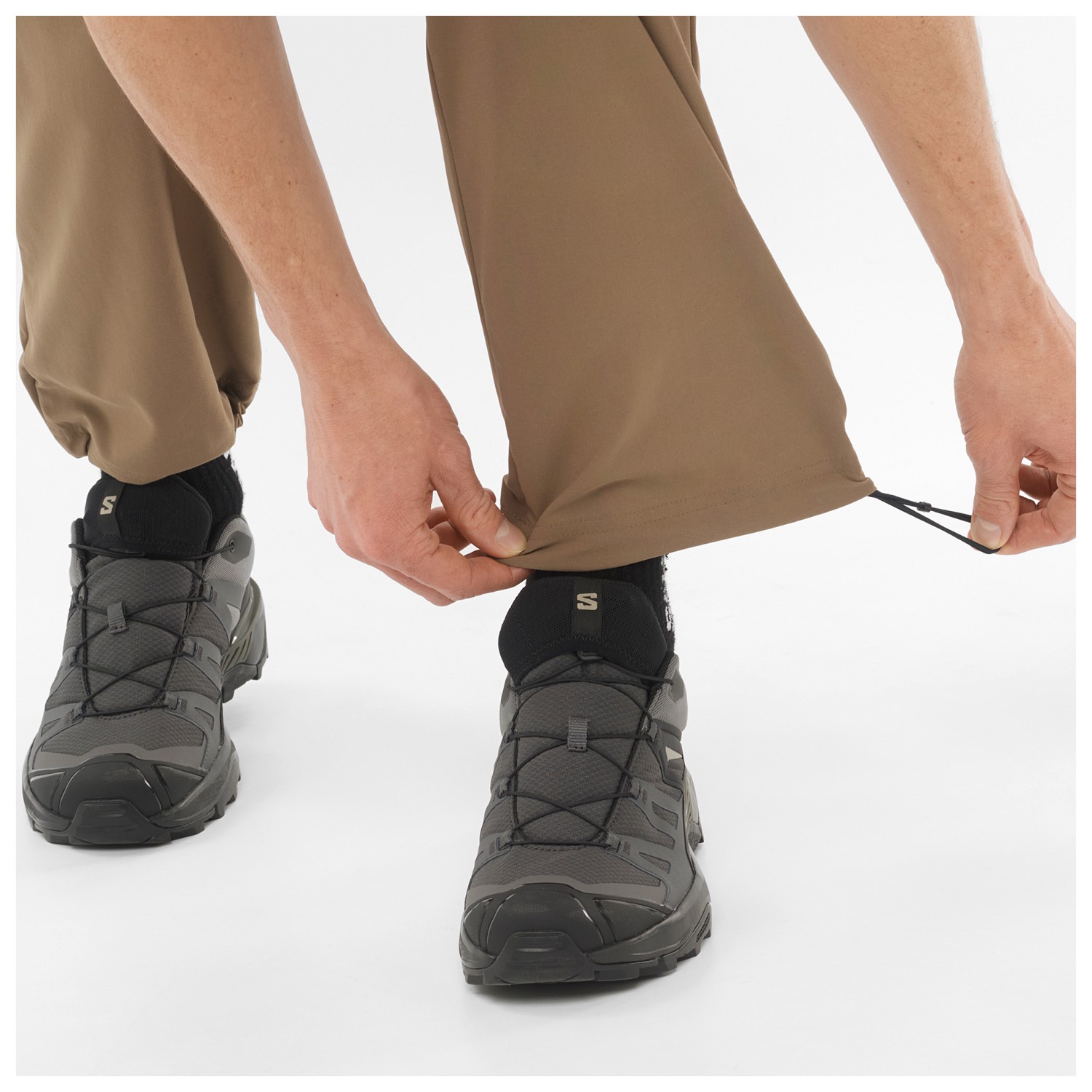 Pantalon De Randonnée Homme Black Crevice - Nylon/élasthanne Léger, Imperméable, Poches Multiples (96% Nylon, 4% Elasthanne)