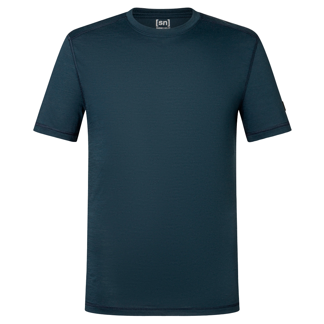 Maglietta Uomo Super.natural Sierra140 Tee - Lana Merino E Poliestere, Bianco 3XL