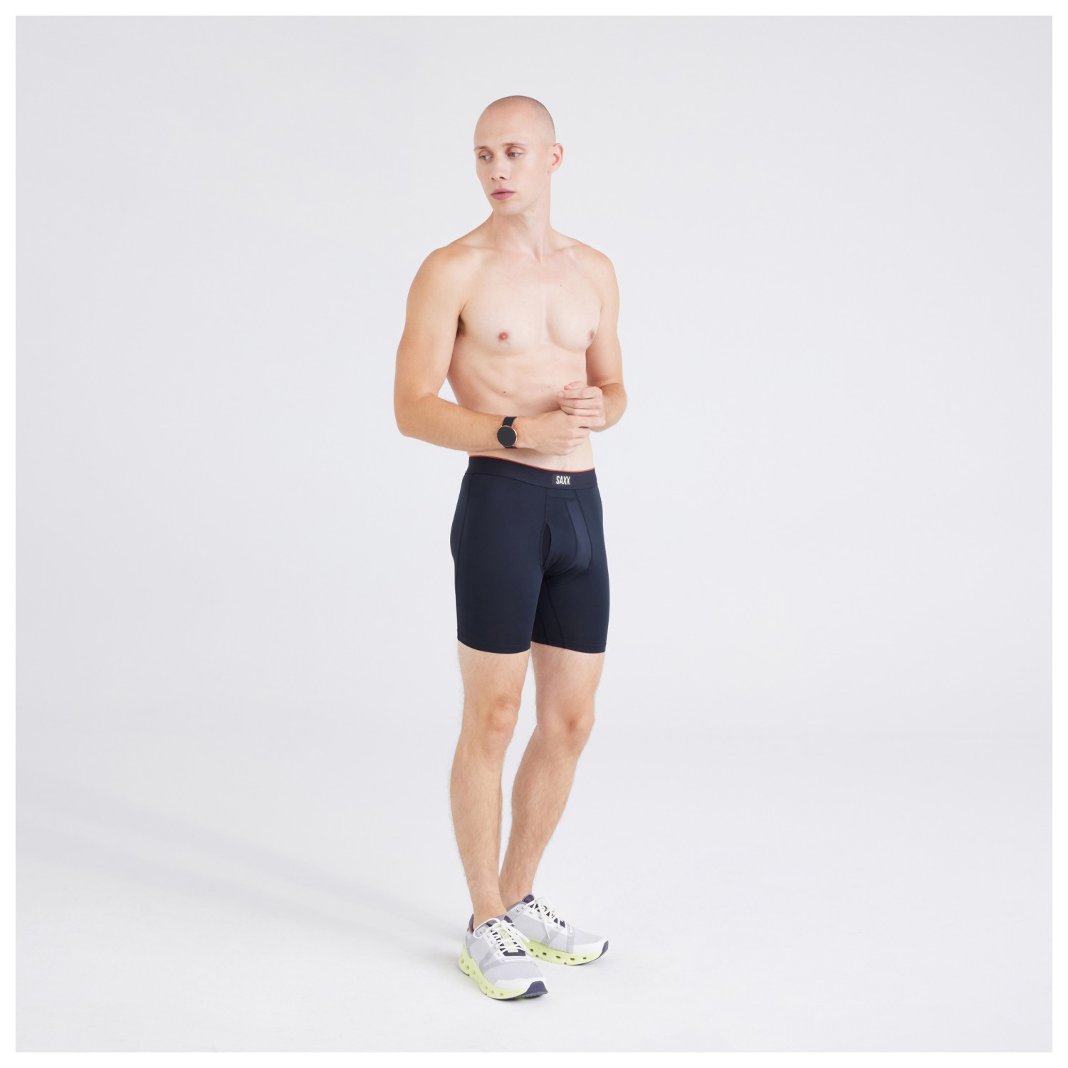 SAXX Underwear Boxer Multi Sport Mesh Uomo – Con BallPark Pouch PRO E Tecnologia Stop Drop, Gamba 15cm