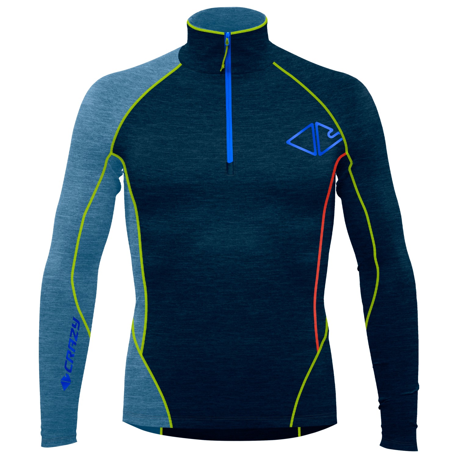 Crazy idea pull fahrenheit zip sport shirt men s free eu delivery
