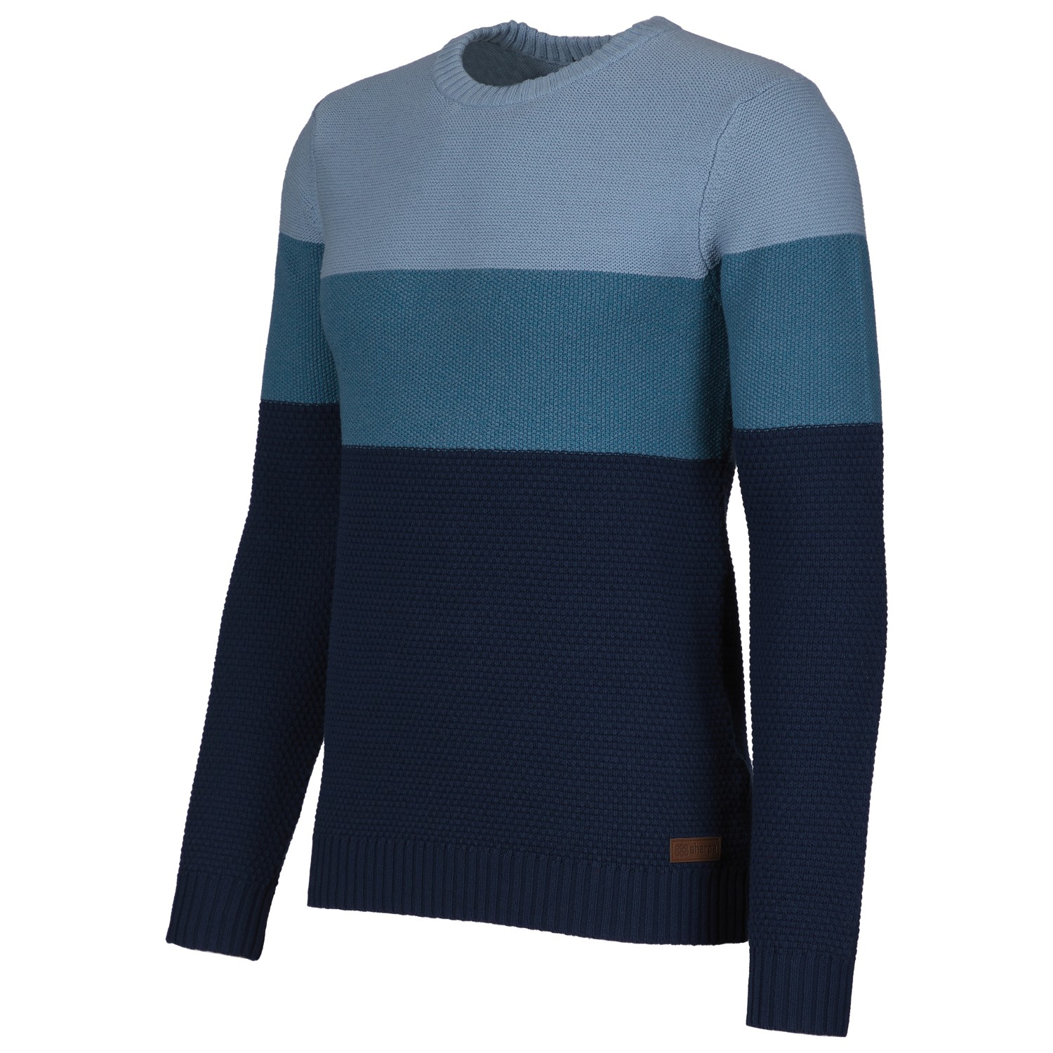 ombre patchwork jumper
