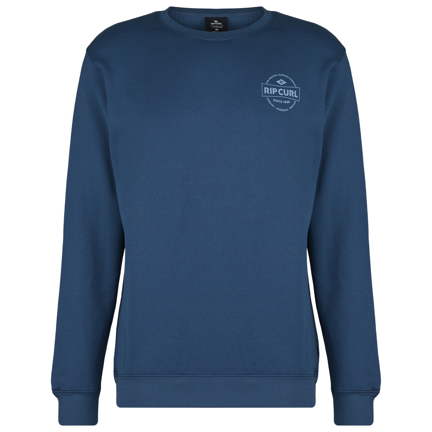 Men’s Sweatshirt without Hood Rip Curl Staple Crew Blue Navy Blue