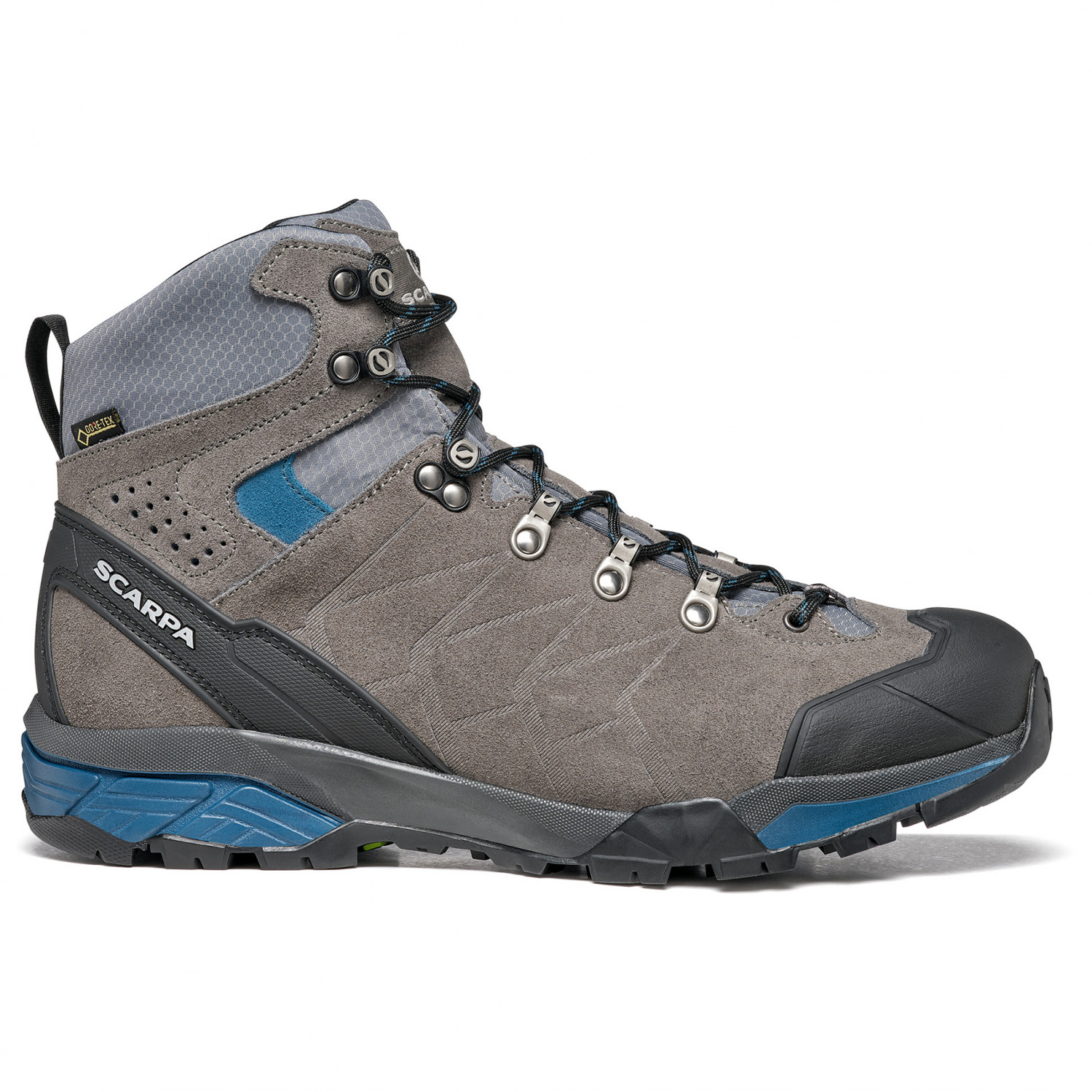 Chaussures De Randonnée Scarpa ZG Trek GTX – Ottanio/Gris/Printemps, Pointure 47 – Neuves En Boîte