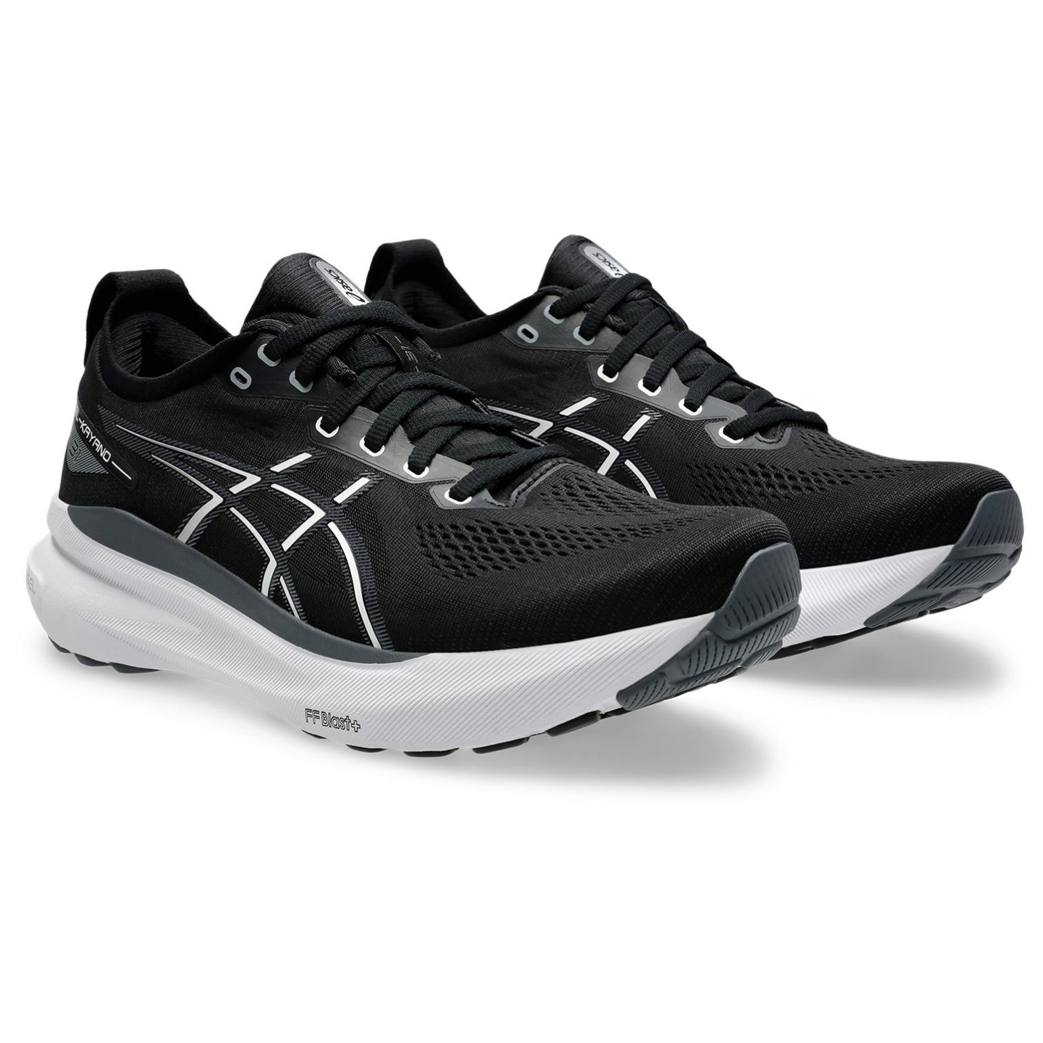Asics - Gel-Kayano 31 Wide - Chaussures de running - Black / White | 6 (US)