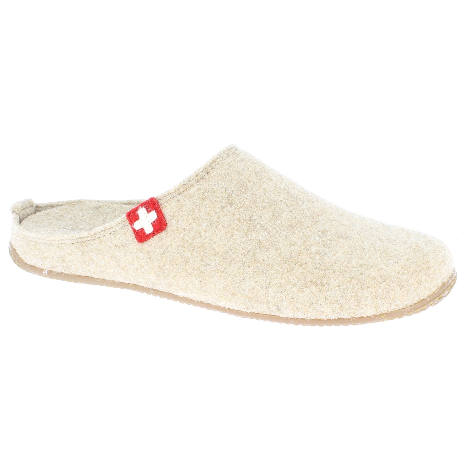 Living Kitzbühel Damen Slipper Schweizer Kreuz, cherry