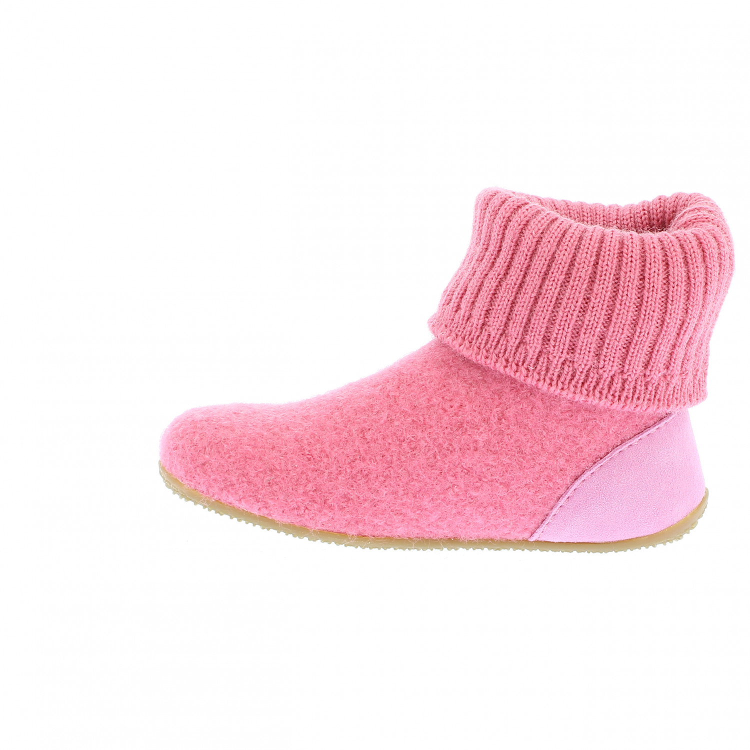 Living Kitzbühel Pantofole Alte Donna Hüttschuh Uni 4230 - In Pura Lana Vergine, Suola In Gomma Naturale