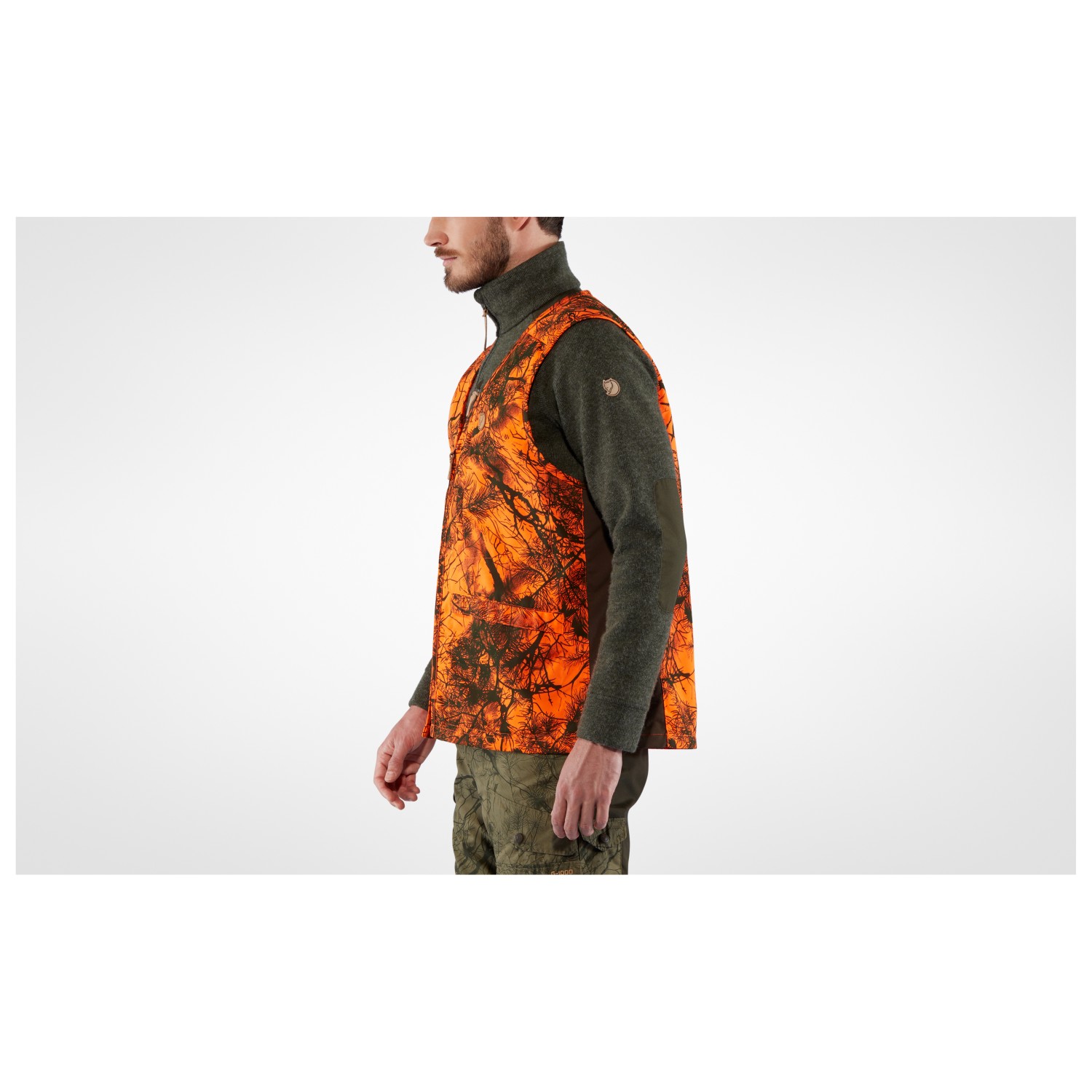 blaze orange softshell vest
