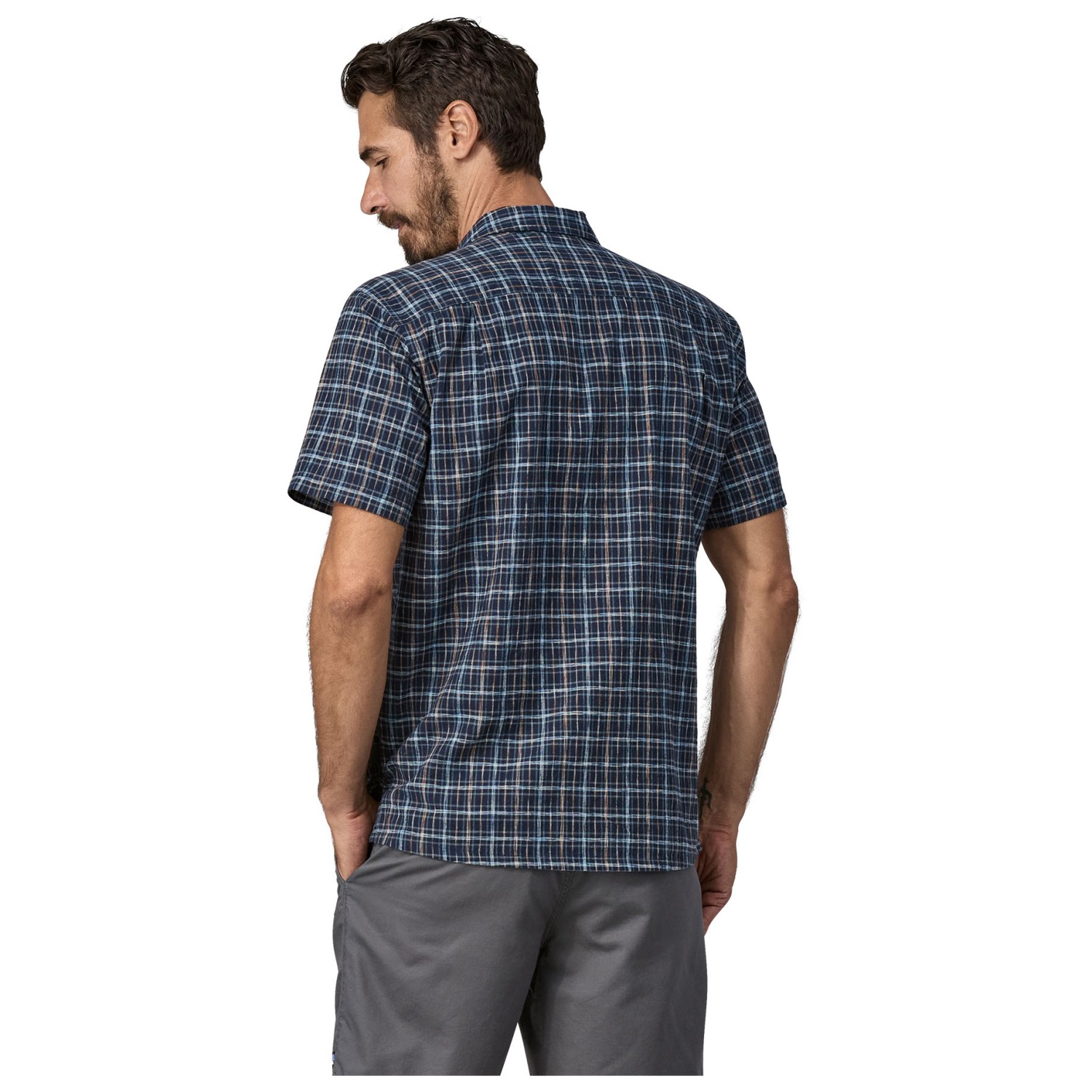 Chemise Mountain Hardwear Homme XL - Vert Plaid - Microfibre Ventilée - Légère Pour Randonnée