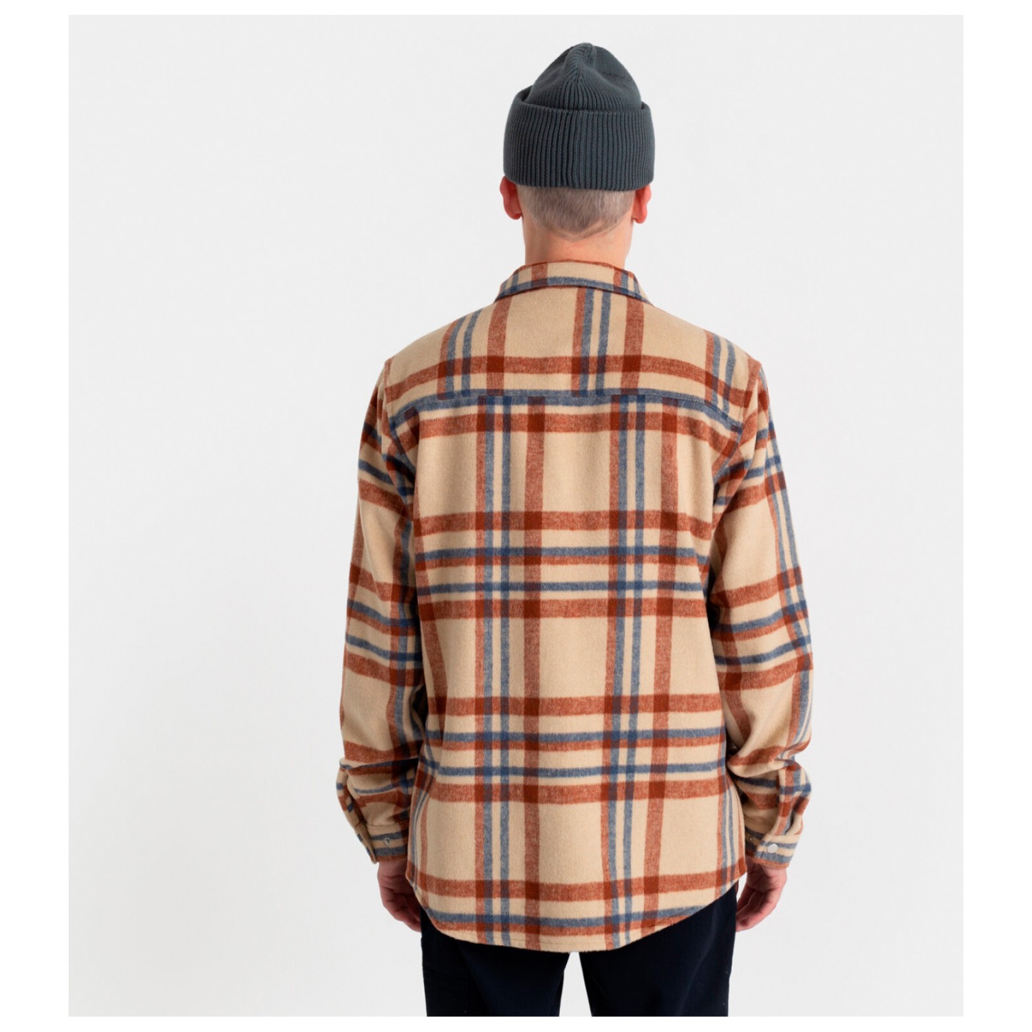 Wool Checked Overshirt