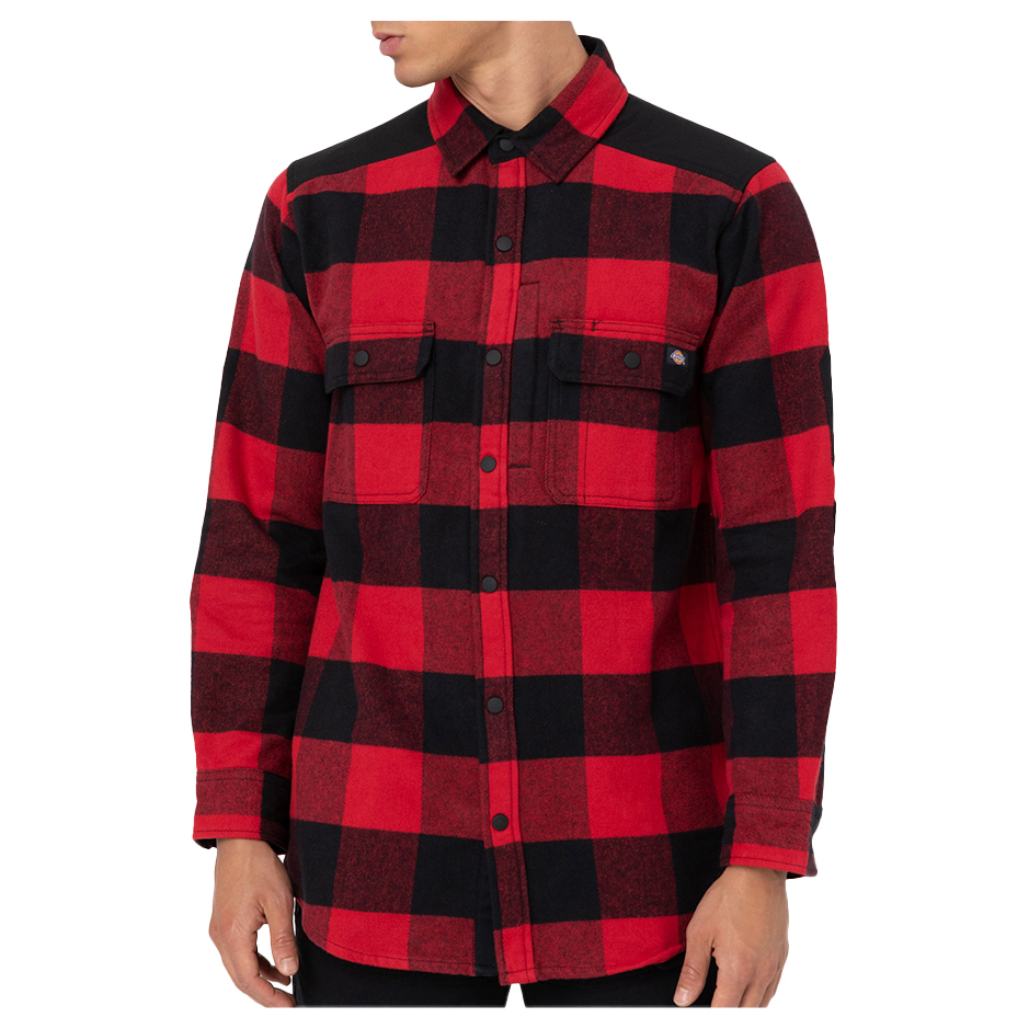Vintage 90'S Dakota Heavy Flannel Check Shirt, Men's Size L cotton Purple type red-purple Vintage Second Hand main image 0