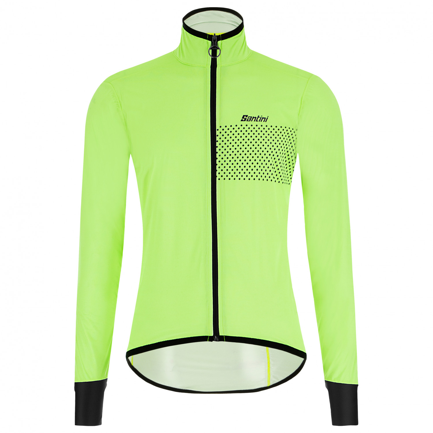 green cycling jacket