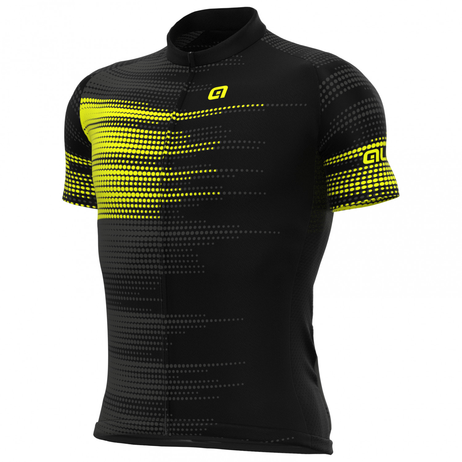 Maillot De Cyclisme ALE' GRAPHICS PRR SMACK Noir-Fraise