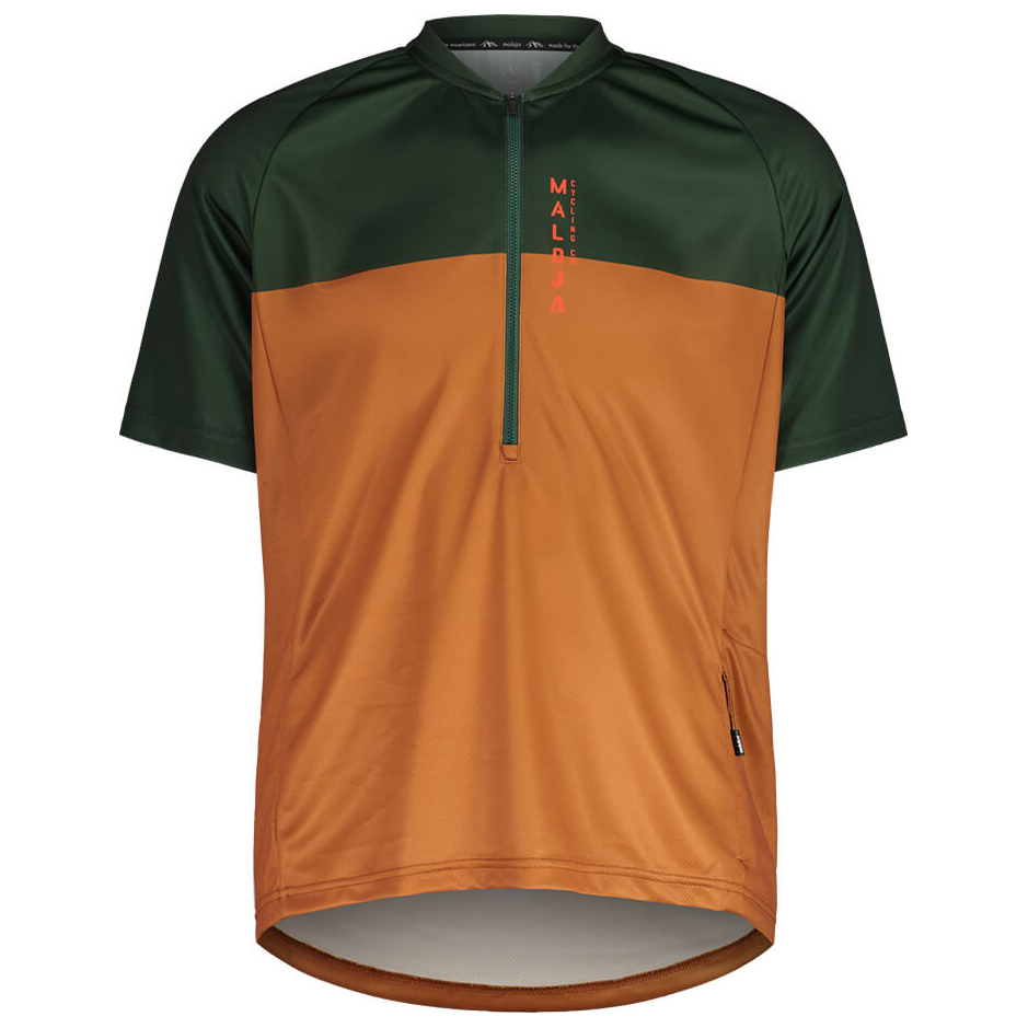 Maloja Maillot Manches Courtes Femme - VilsaM. AOP 1/2 Cycle - smoky