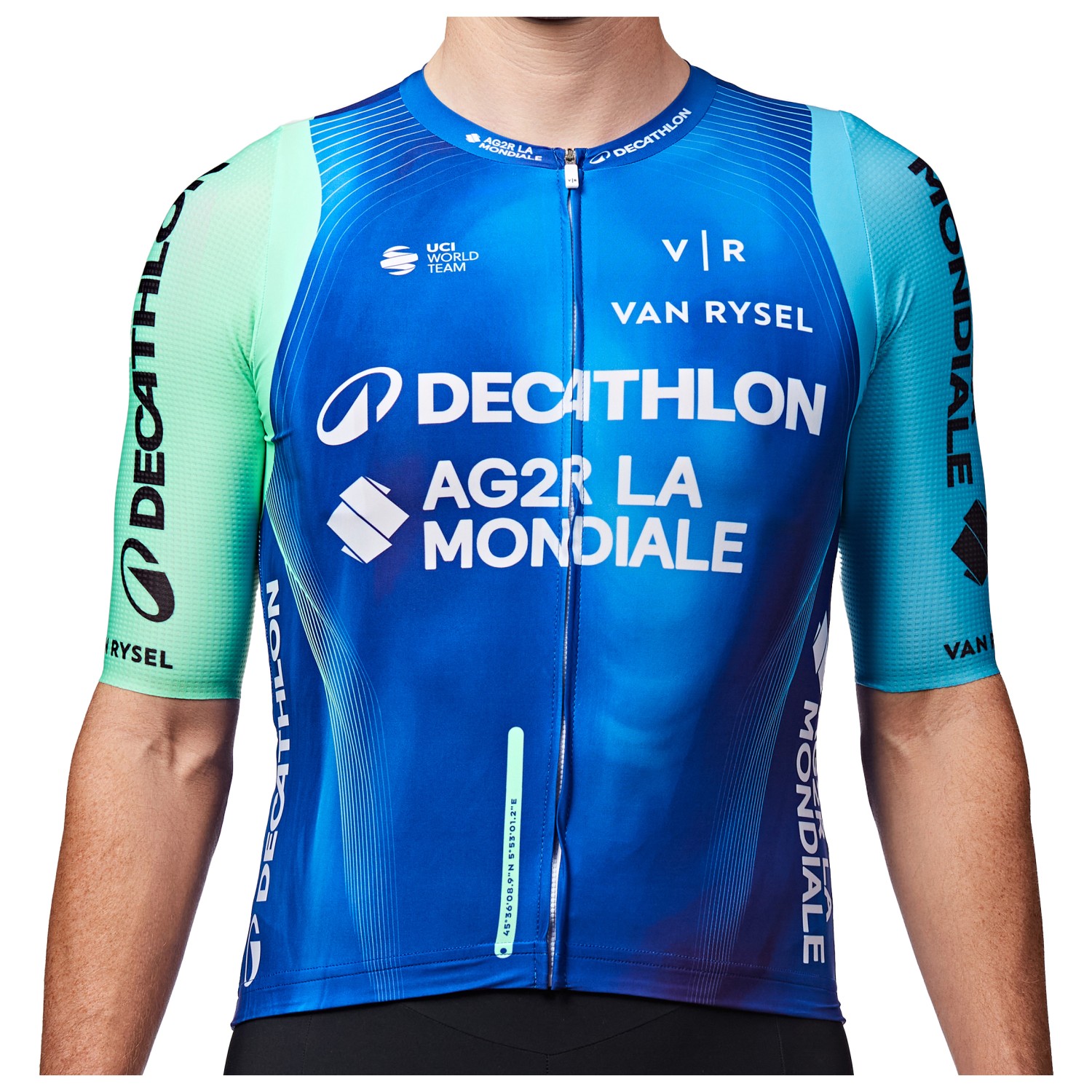Maillot Cyclisme Homme Canari M - Bleu Moyen/noir - Manches Courtes - Neuf Sans Boîte