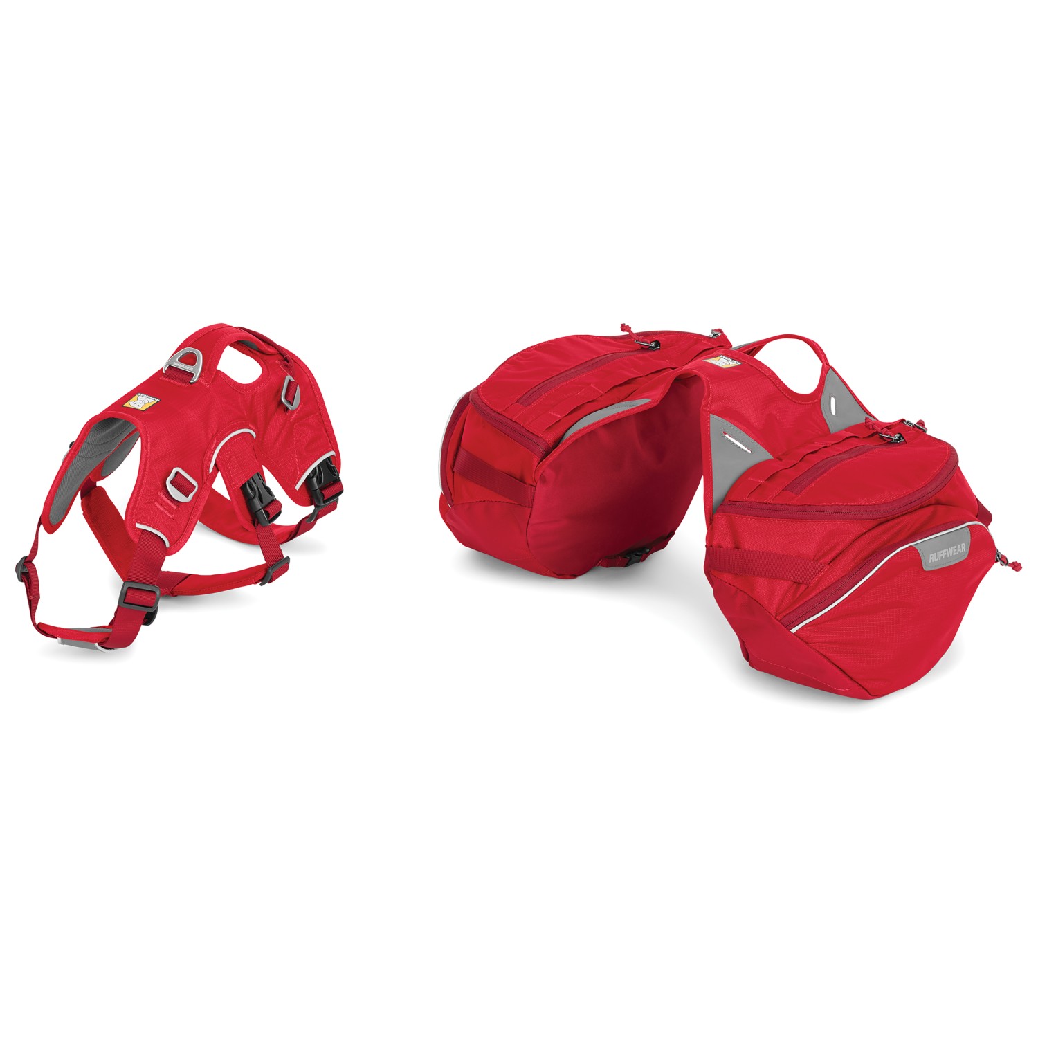 dog harness with removable pack