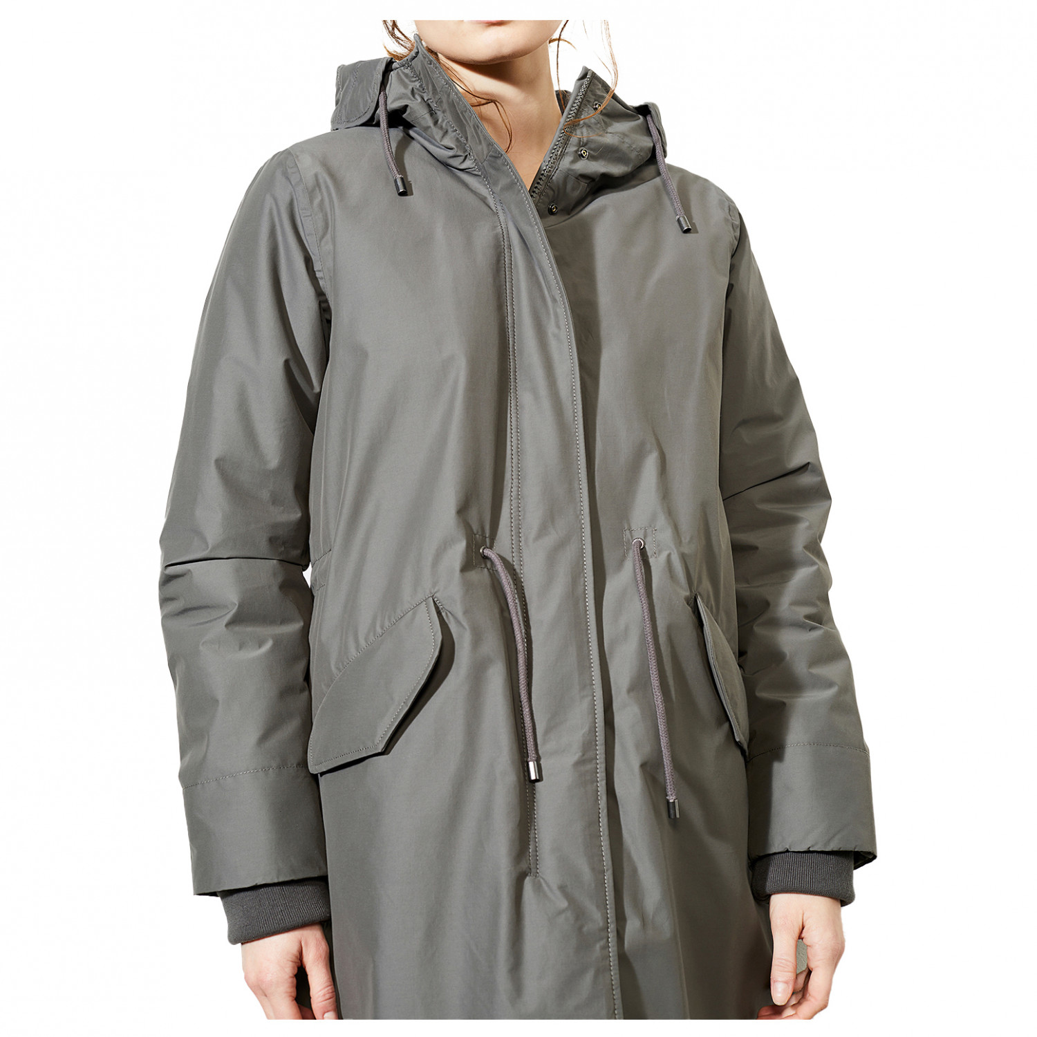 Winter fleece jas met capuchon voor dames - Bellawebshop