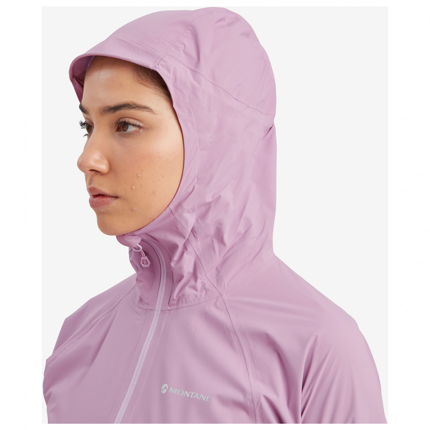 Montane Minimus Lite Giacca Impermeabile Donna - Leggera E Traspirante In PERTEX SHIELD 20D, Cuciture Nastrate, Cappuccio Regolabile - Ideale Per Trail Running E Montagna