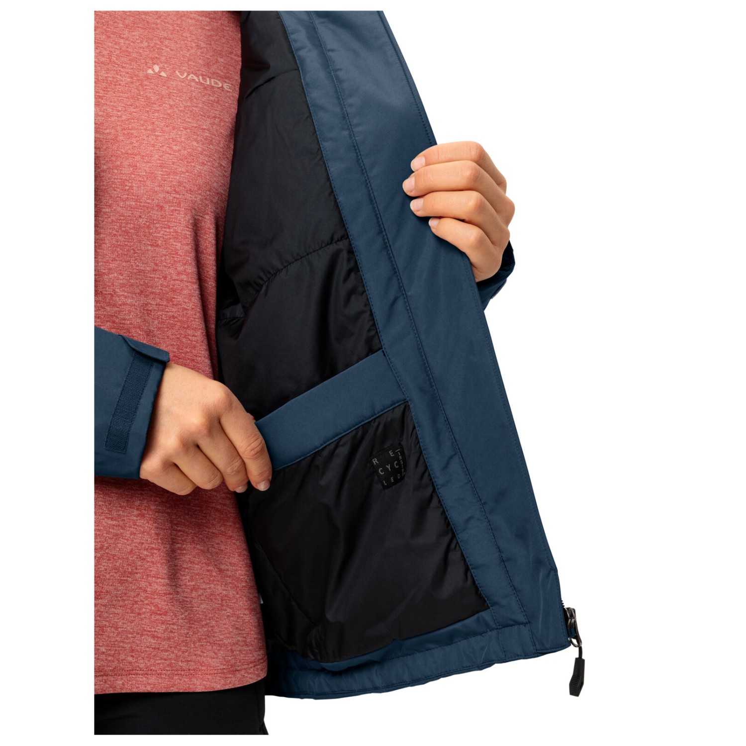 VAUDE Rosemoor Jacket II – Giacca Impermeabile Donna In Poliestere Riciclato, Traspirante E Sostenibile, Per Escursioni E Outdoor