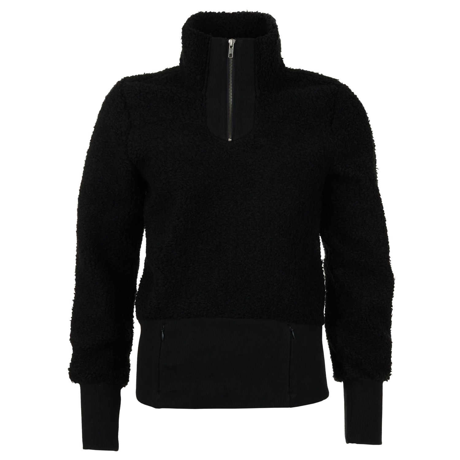 teddy half zip jumper
