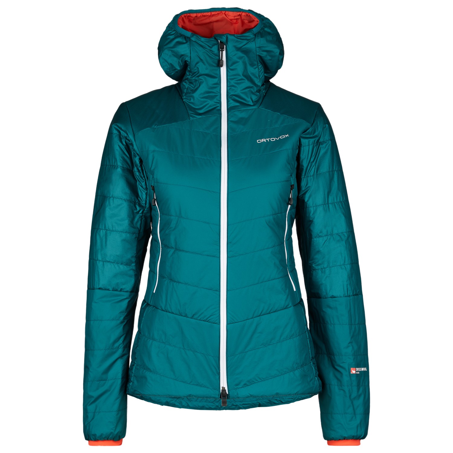 Giacca ORTOVOX WESTALPEN SWISSWOOL JACKET W 61425 BKRA Size L Color BLACK RAVEN - Livio Sport