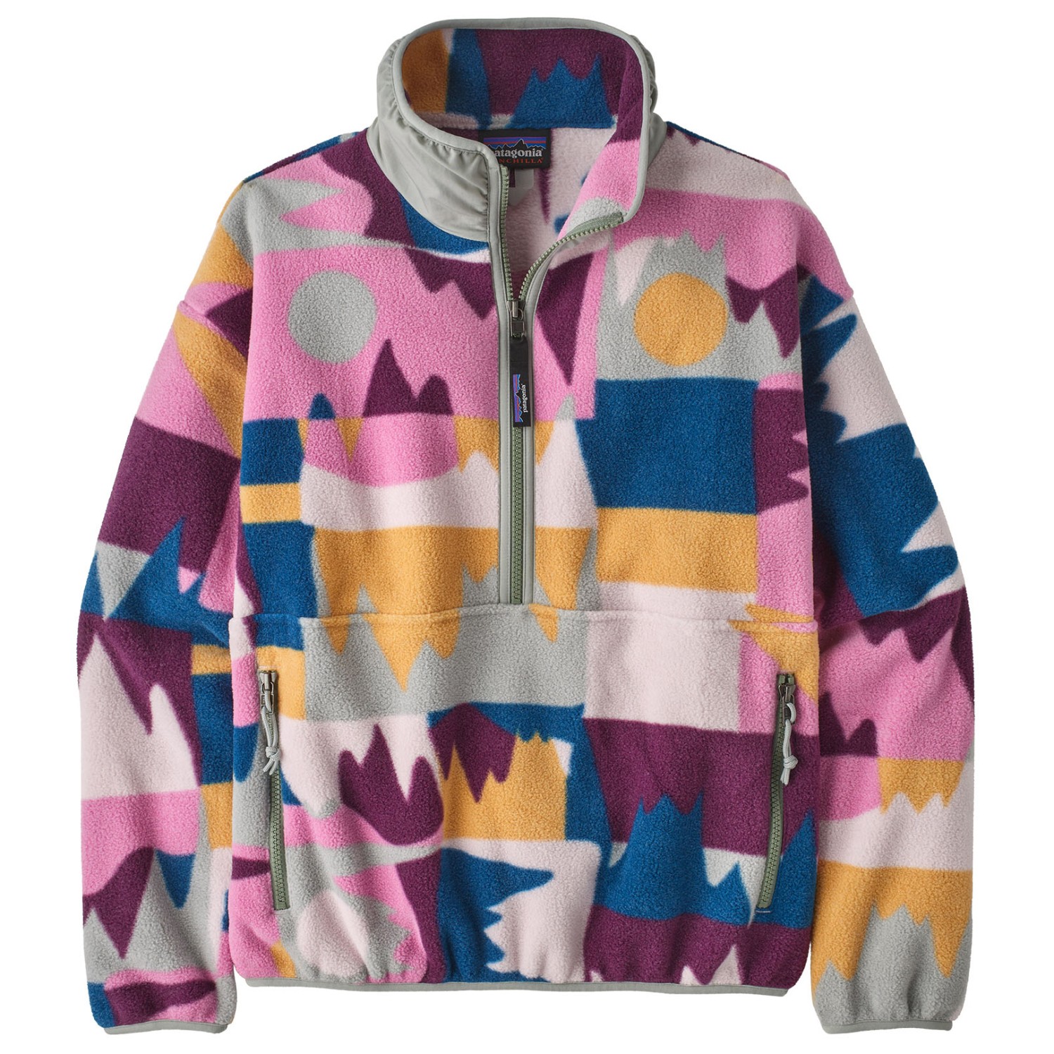 Bunte Fleecejacke Damen