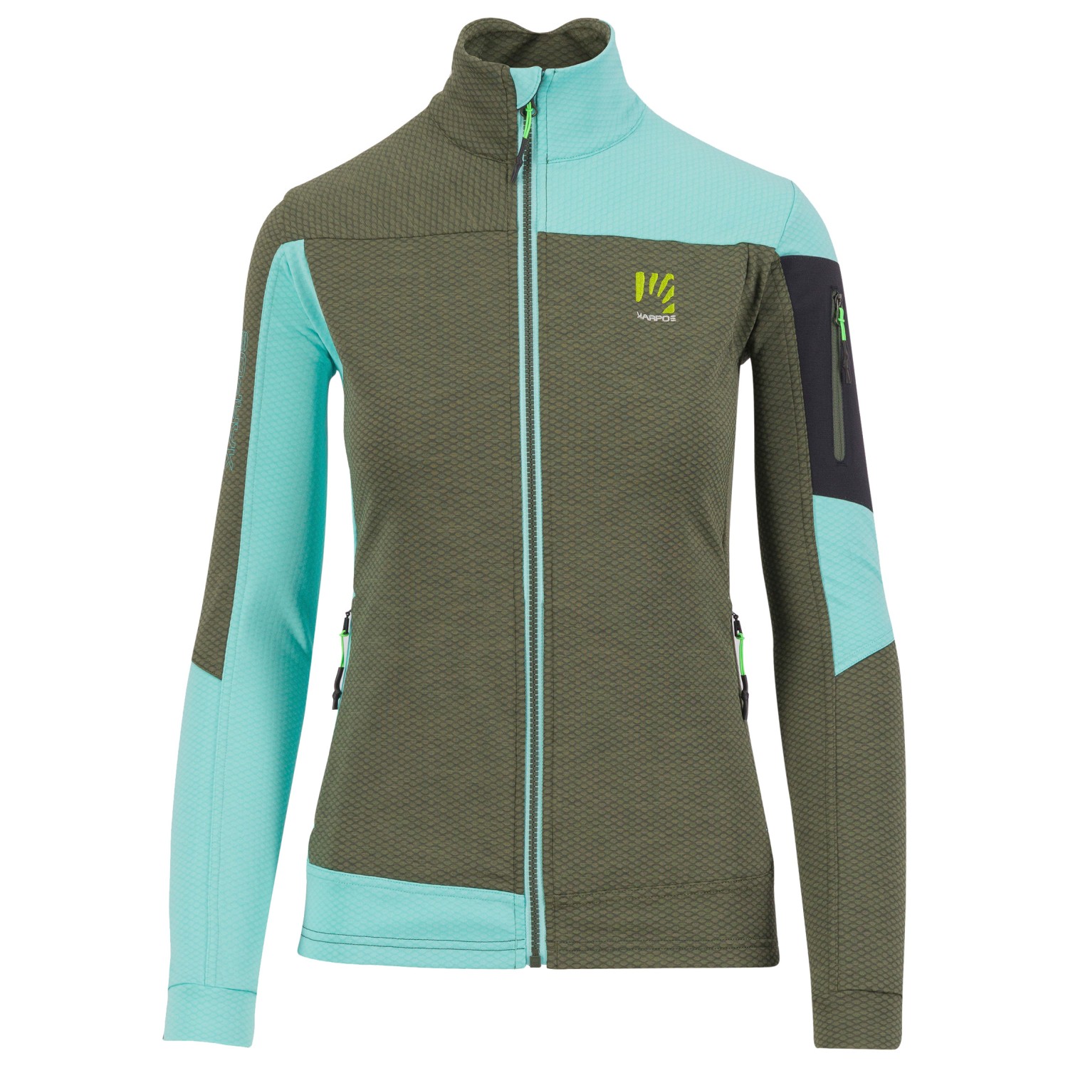 Sudadera Karpos Croderes Mujer - Forro Polar Técnico - Cremallera Frontal Y Bolsillos Con Cierre