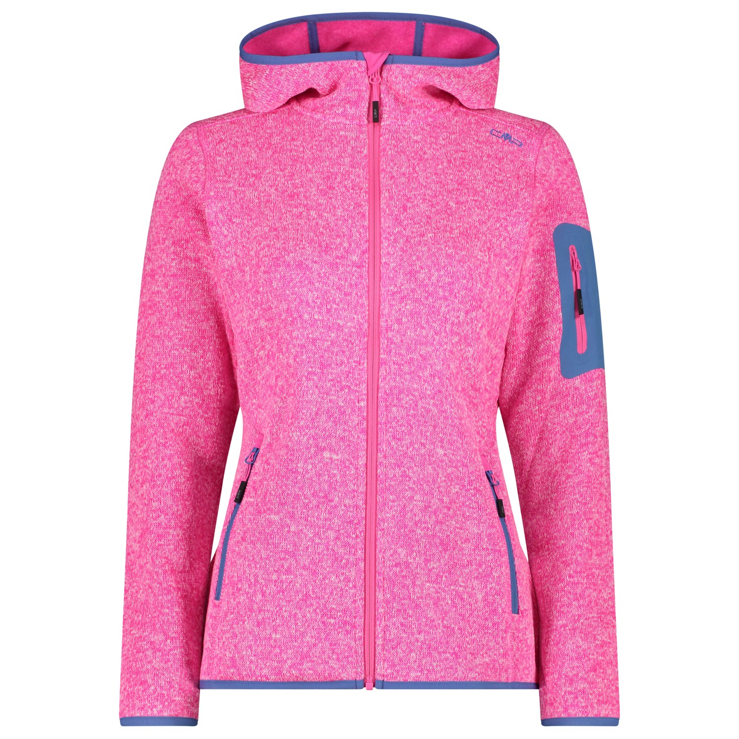 CMP Jacket Fix Hood Jacquard Knitted 3H19826 - Fleecejacke Damen  