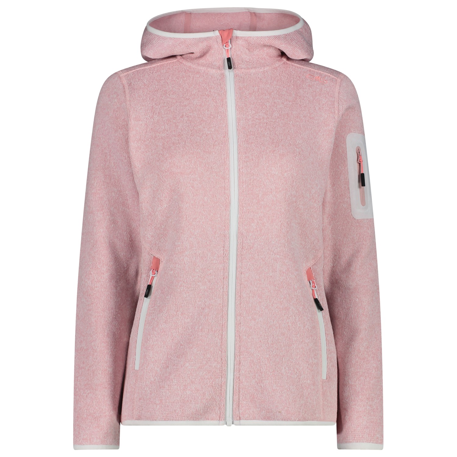 CMP Jacket Fix Hood Jacquard Knitted 3H19826 - Fleecejacke Damen  