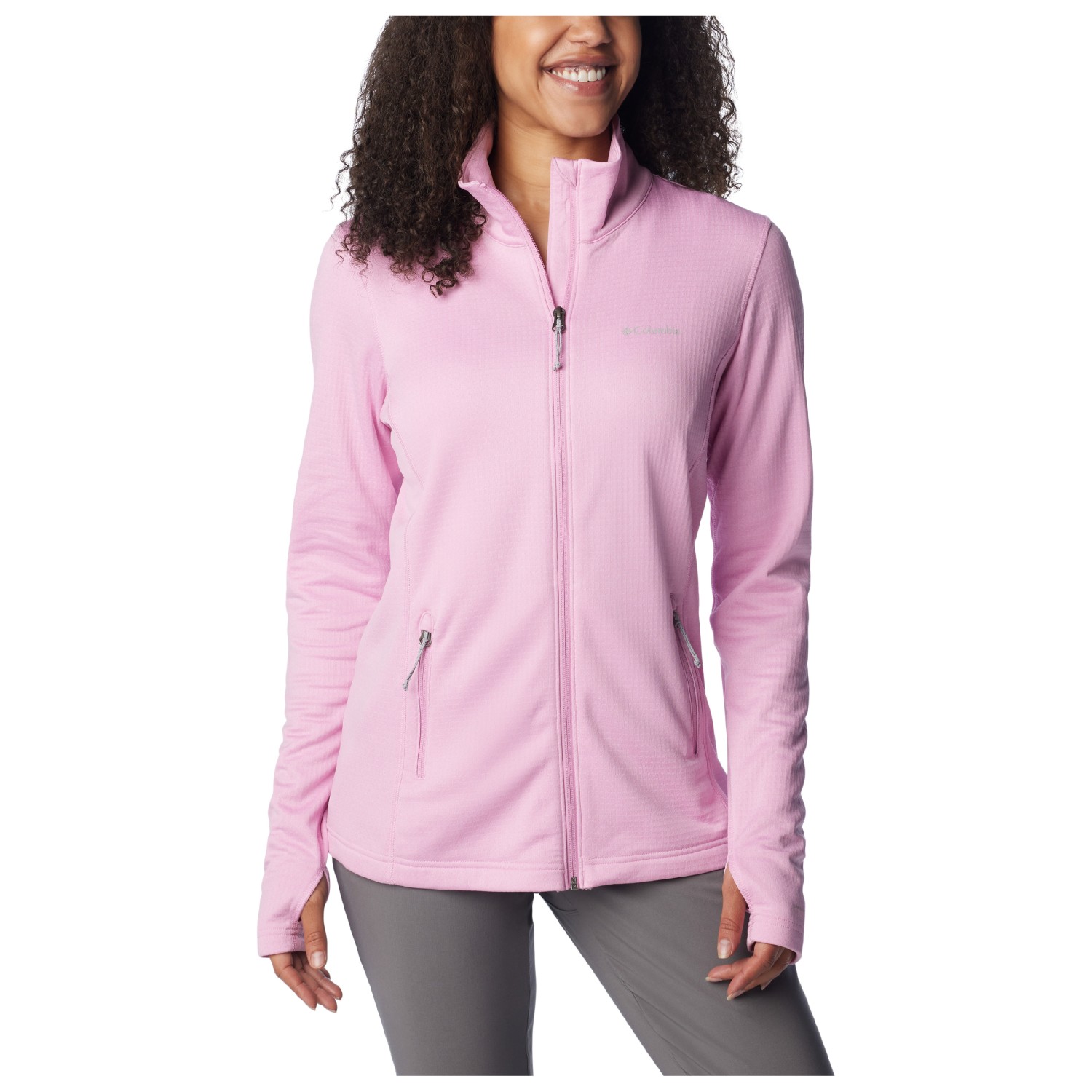 Veste Polaire Femme Columbia Park View Grid Full Zip - Légère, Respirante, Coupe Active, Protection UV UPF