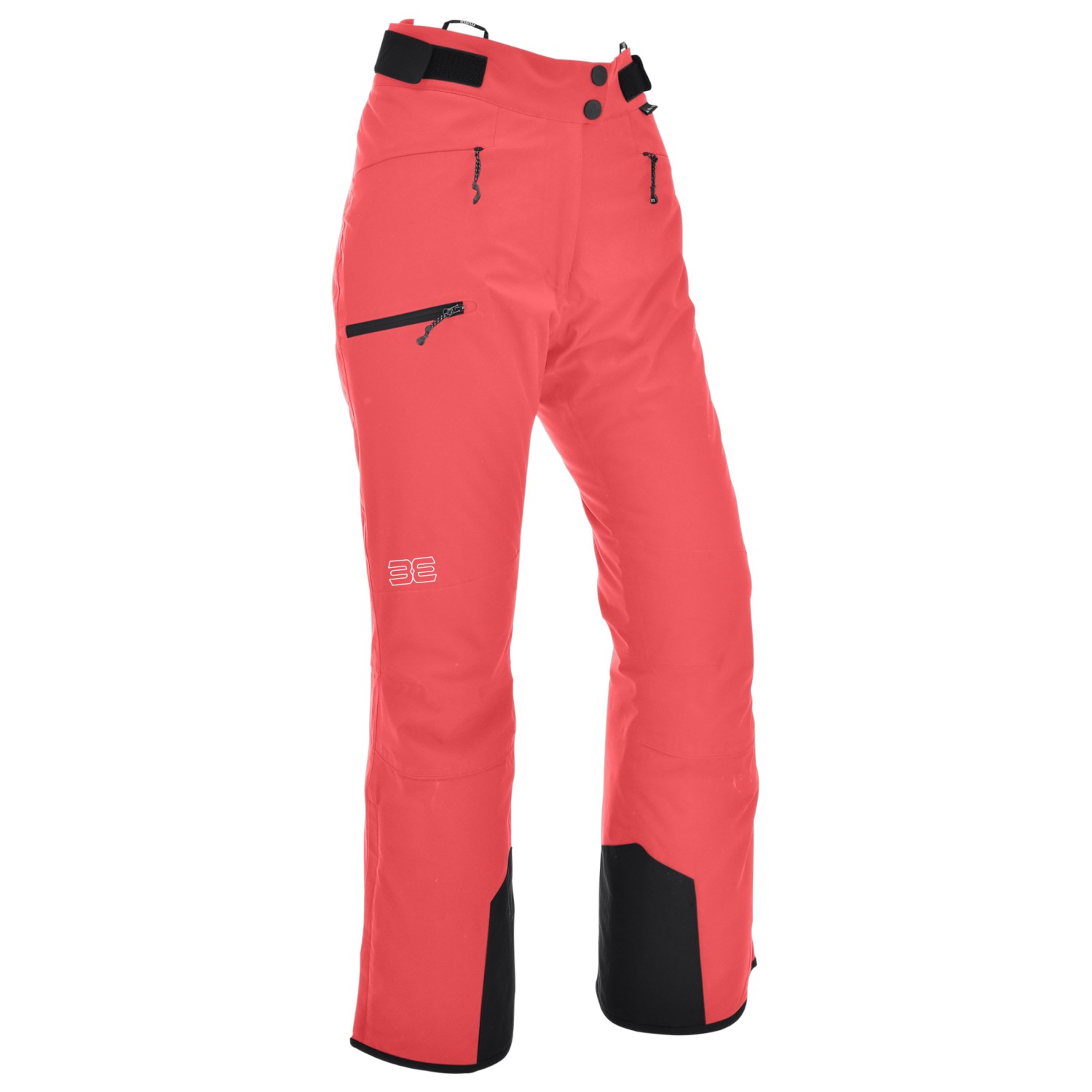 ALSOGO Dames Snow Bibs Geïsoleerd Waterdicht Winddicht Skibroek Overall Winter Snowboarding Broek Warm Houden Comfortabel, zwart, XS