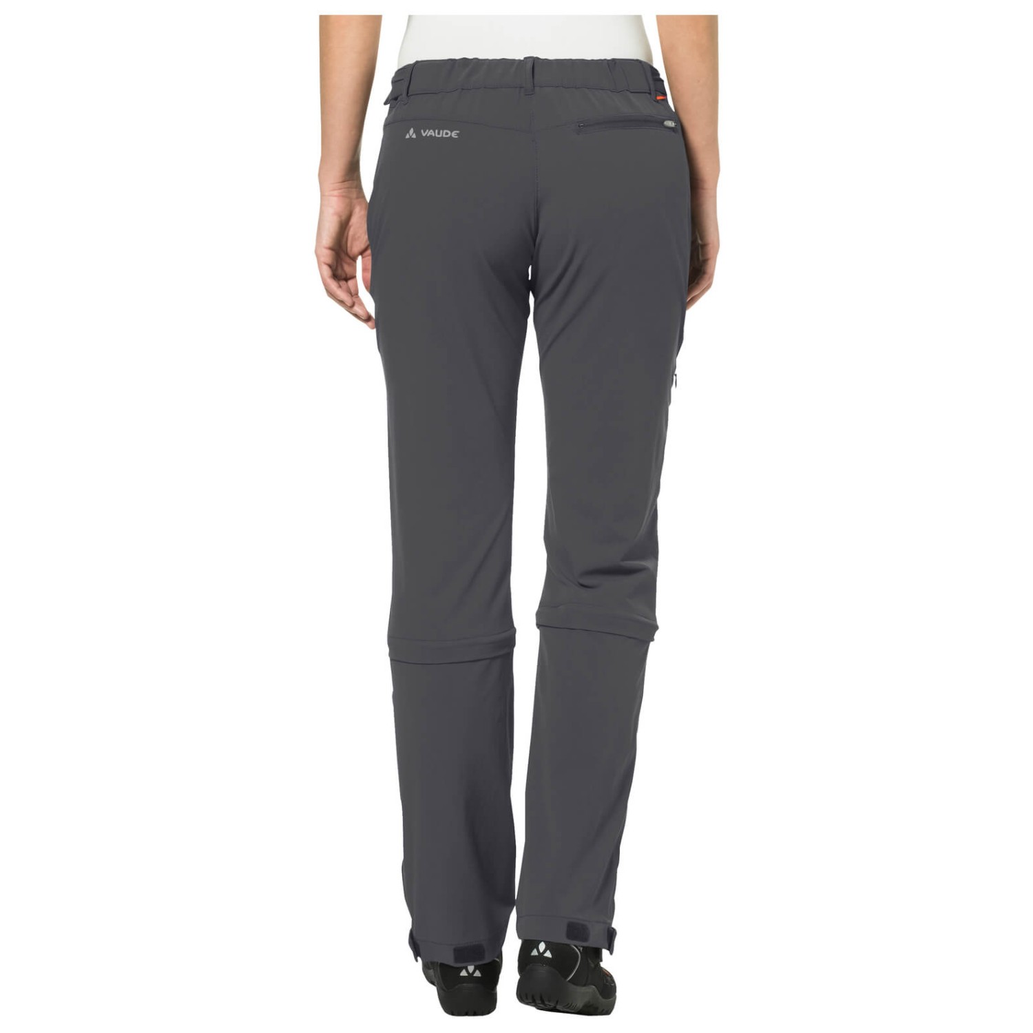 Pantalón De Senderismo VAUDE Wo Farley Stretch Capri - Convertible, Tejido Ecológico, Rápido Secado