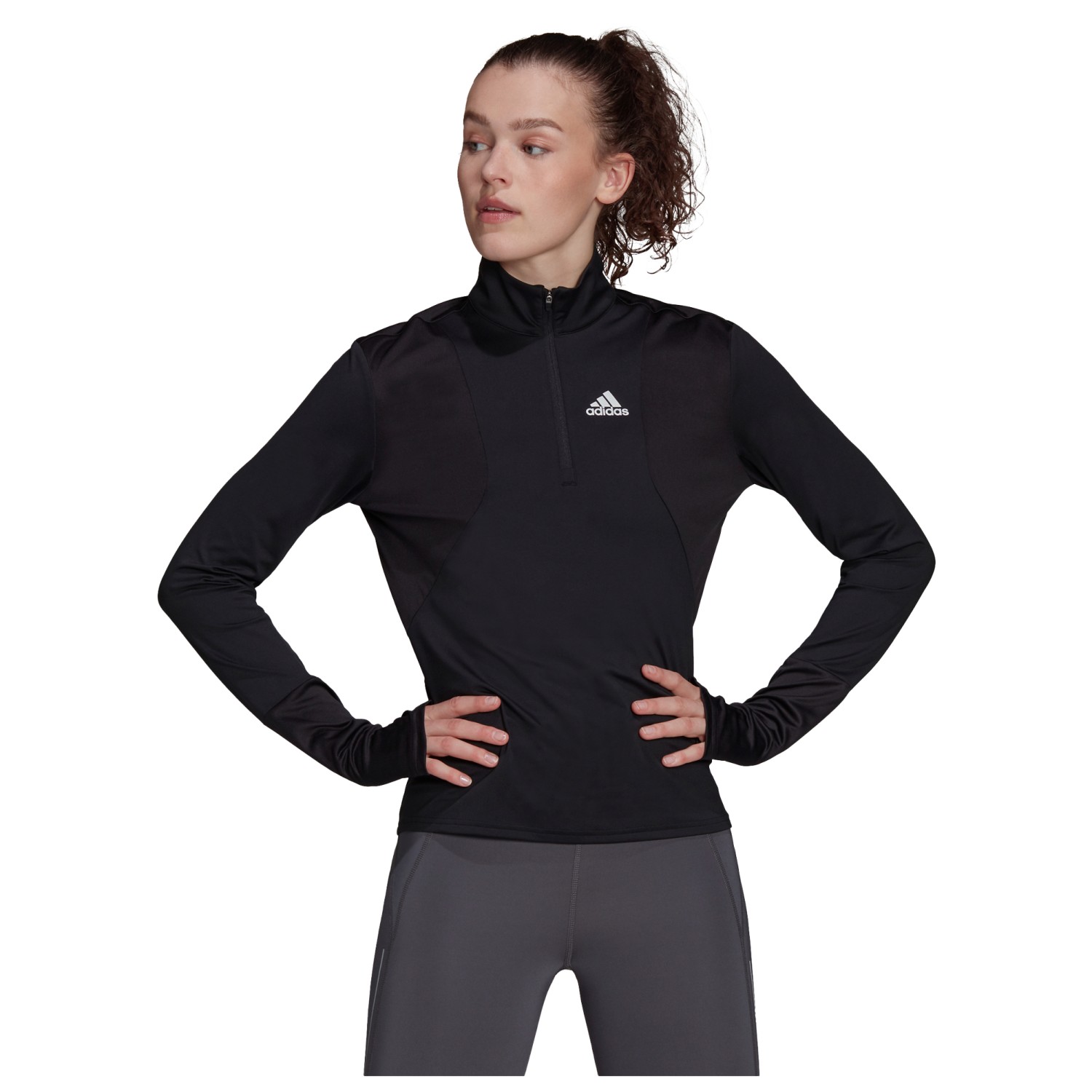 adidas quarter zip womens