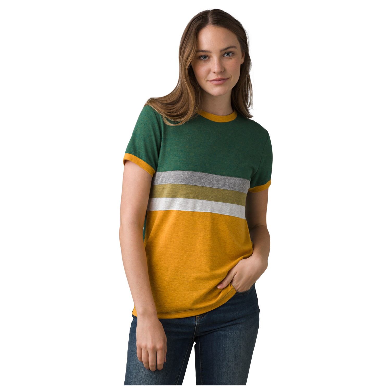 Prana Cozy Up Ringer Tee - T-shirt 