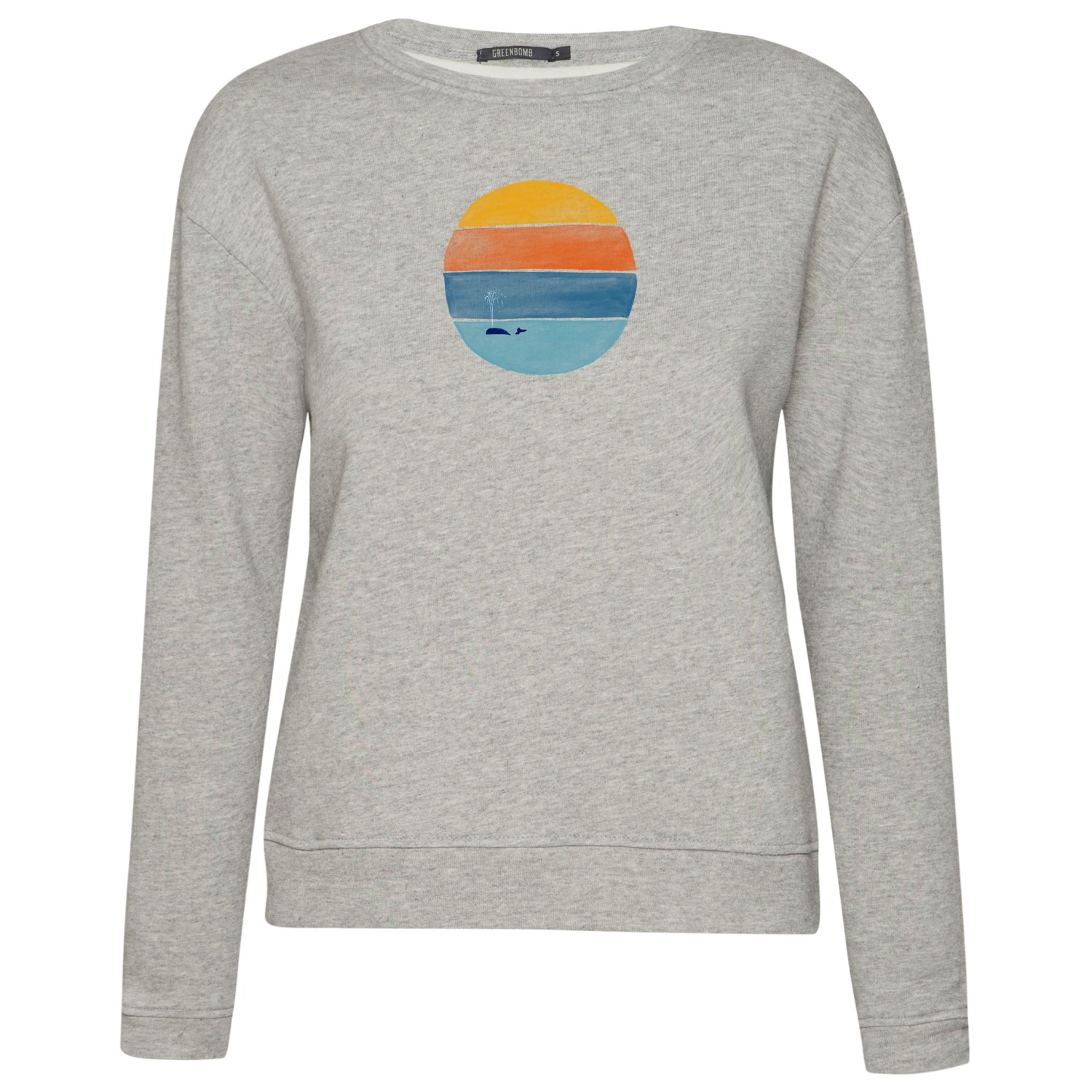 GreenBomb Nature Sun Whale Canty - Pullover Damen online kaufen 