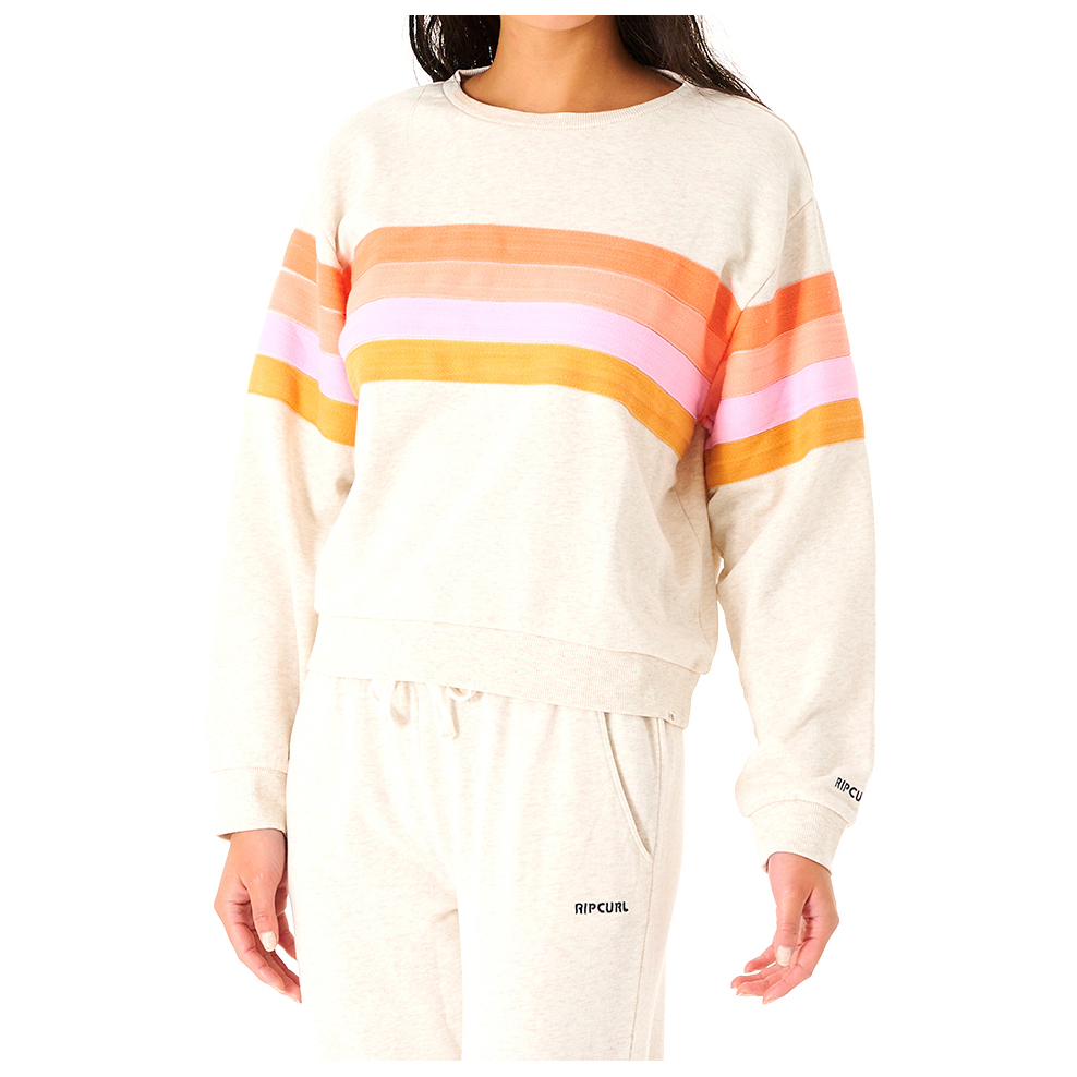 Rip Curl Women's Luna Relaxed Crew Bone