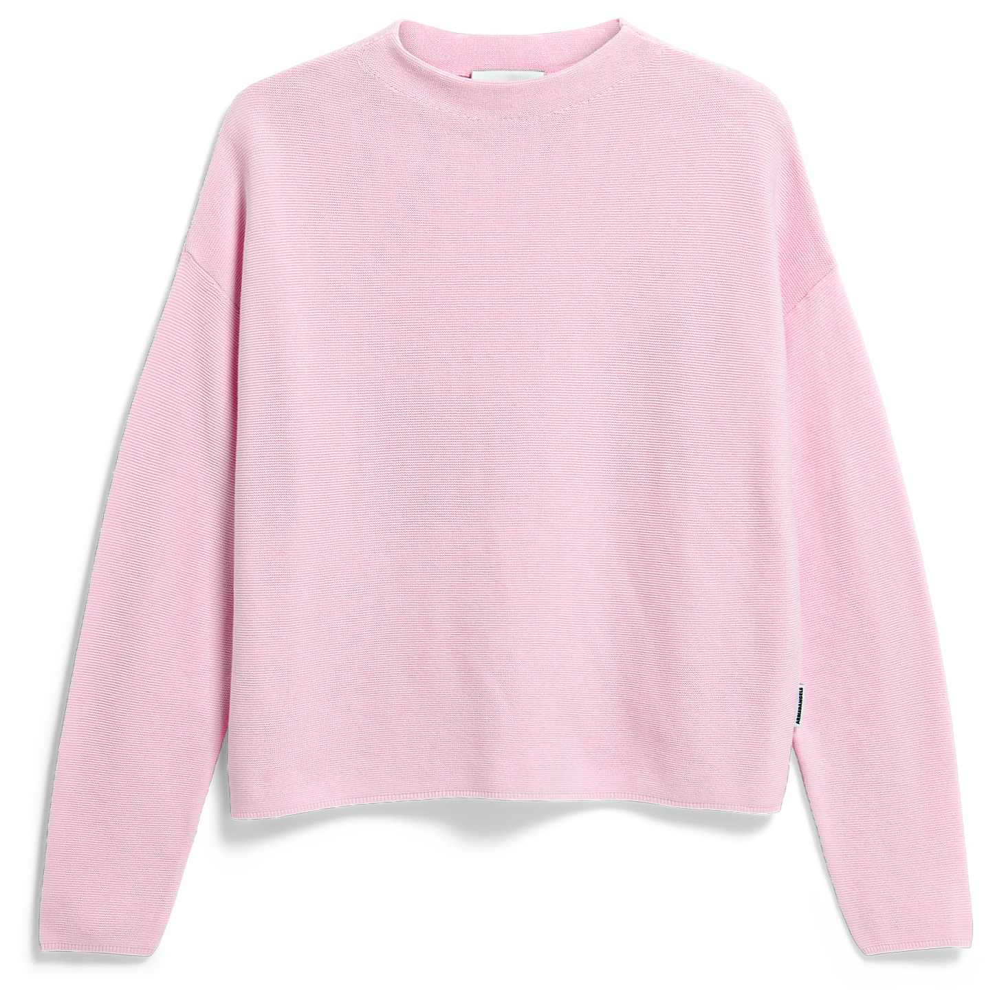 ARMEDANGELS Maglione Donna AMALIAAS EREN Cotton – Girocollo Maglia Grossa – Cotone Bio – Vestibilità Relaxed – Nero