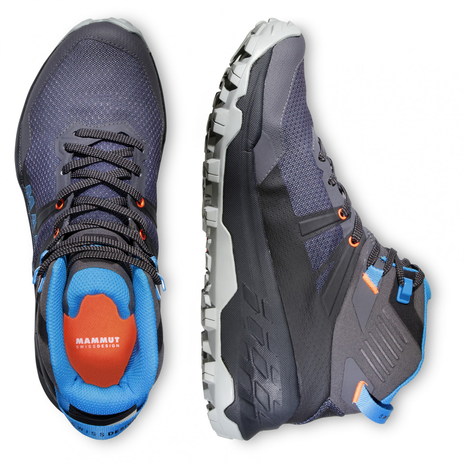 thumbnail image 2 of Mammut SERTIG II MID GORE TEX M - Hiking Shoes - Dark Titanium Vibrant Orange M7342a02y H11 2 of 11