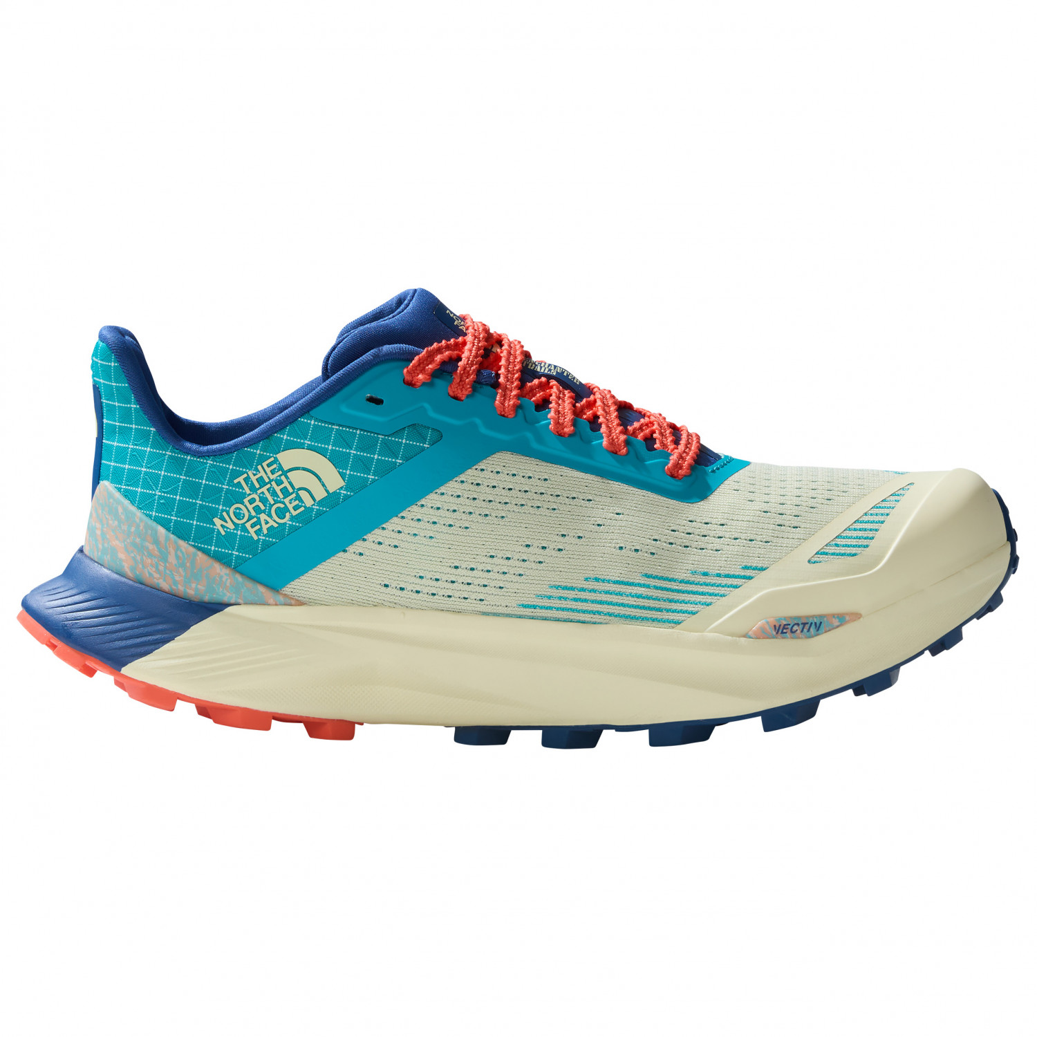 The North Face Women's VECTIV Infinite Trail Shoes Fiesta Red/White